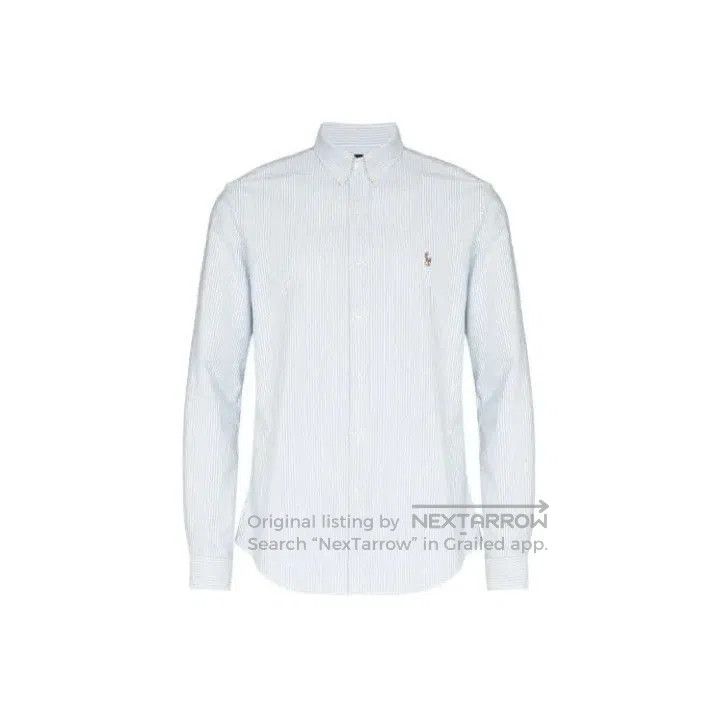Polo Ralph Lauren Polo Ralph Lauren Logo Embroidered Striped Long Sleeve Shir Size US XL / EU 56 / 4 - 1 Thumbnail