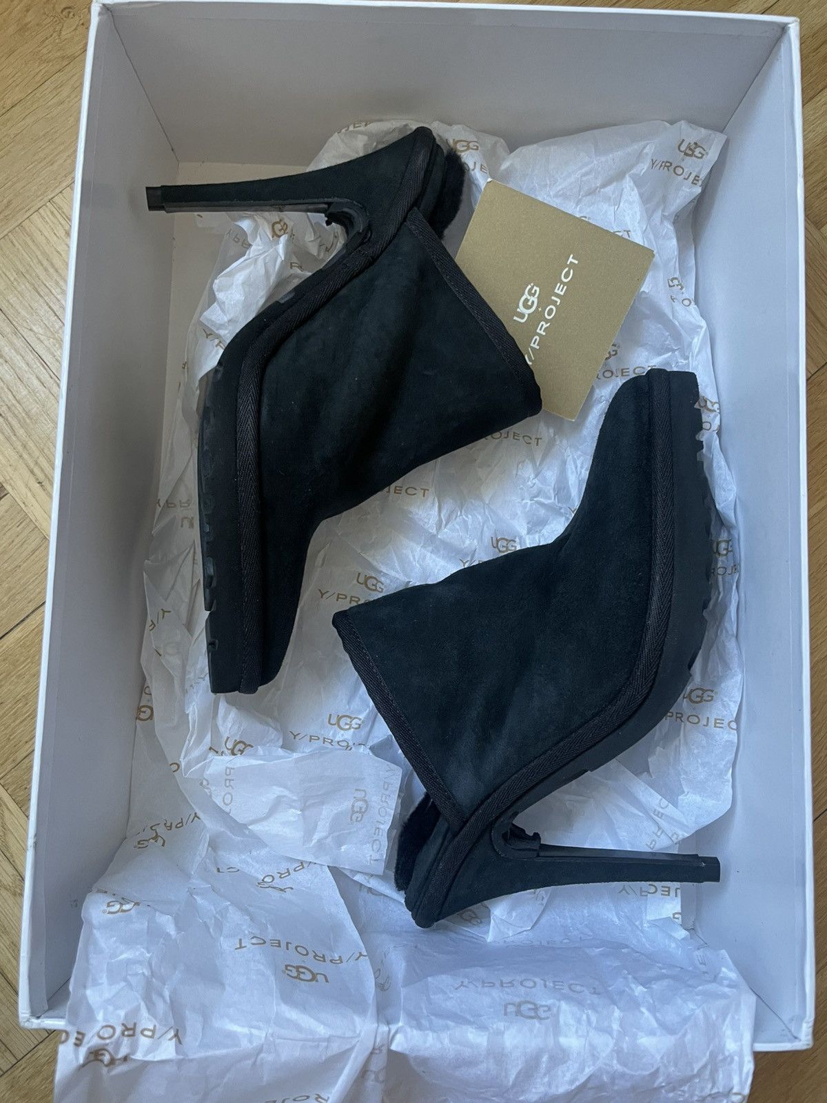 Ugg × Y/Project LS1 Suede Mules Size US 7 / IT 37 - 6 Thumbnail