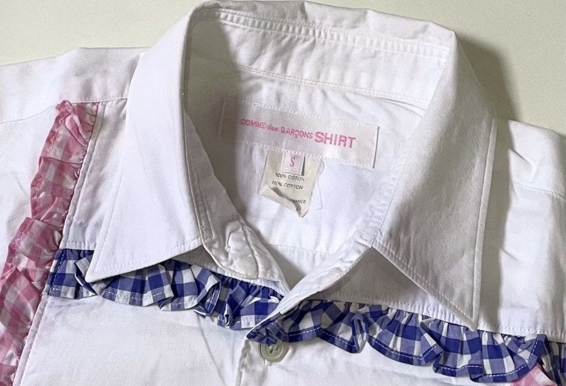 Comme des Garcons CDG SHIRT ruffled plaid shirt Size US S / EU 44-46 / 1 - 3 Thumbnail