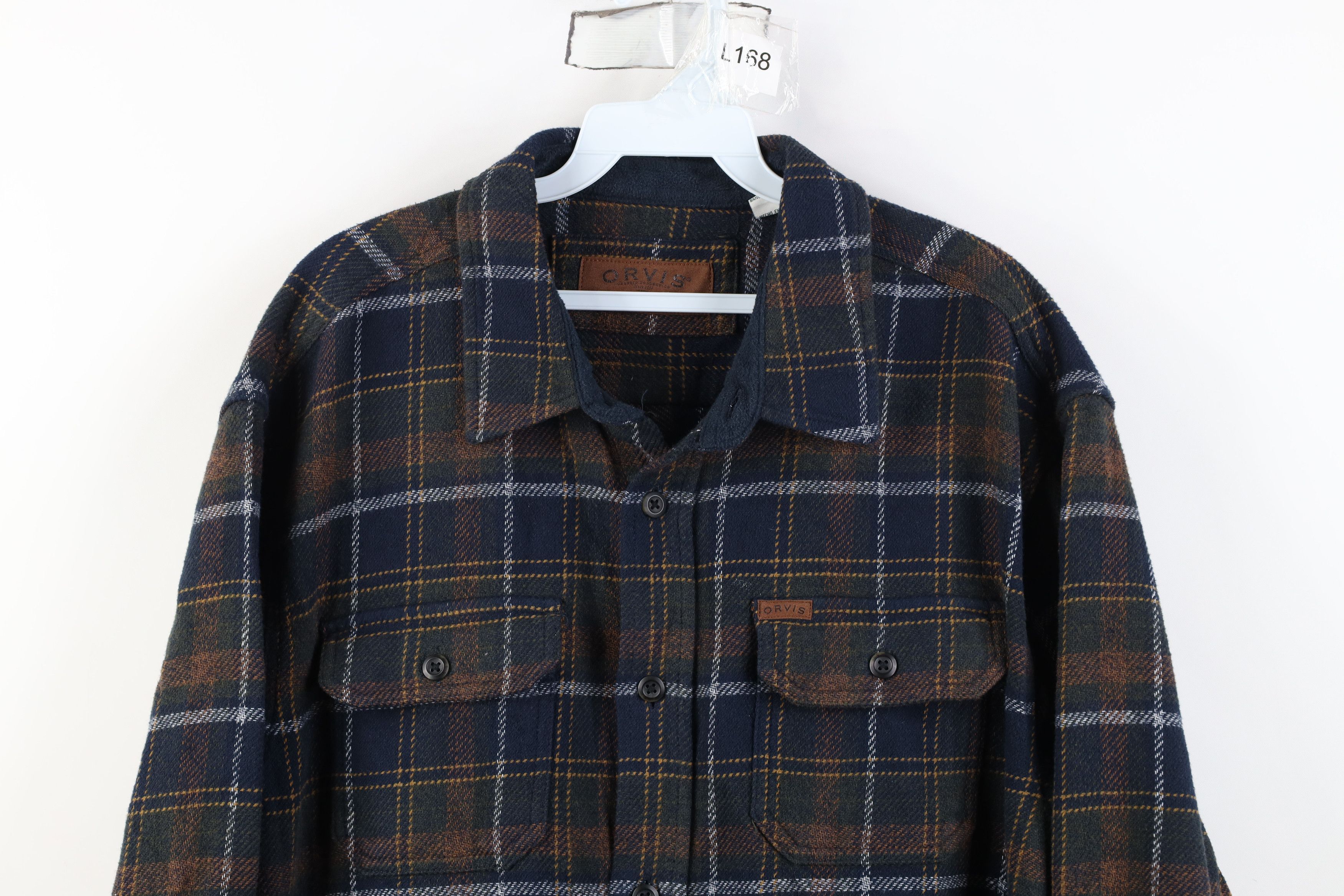 Orvis Vintage Orvis Heavyweight Button Shirt Jacket Jac Shirt Size US XL / EU 56 / 4 - 2 Thumbnail