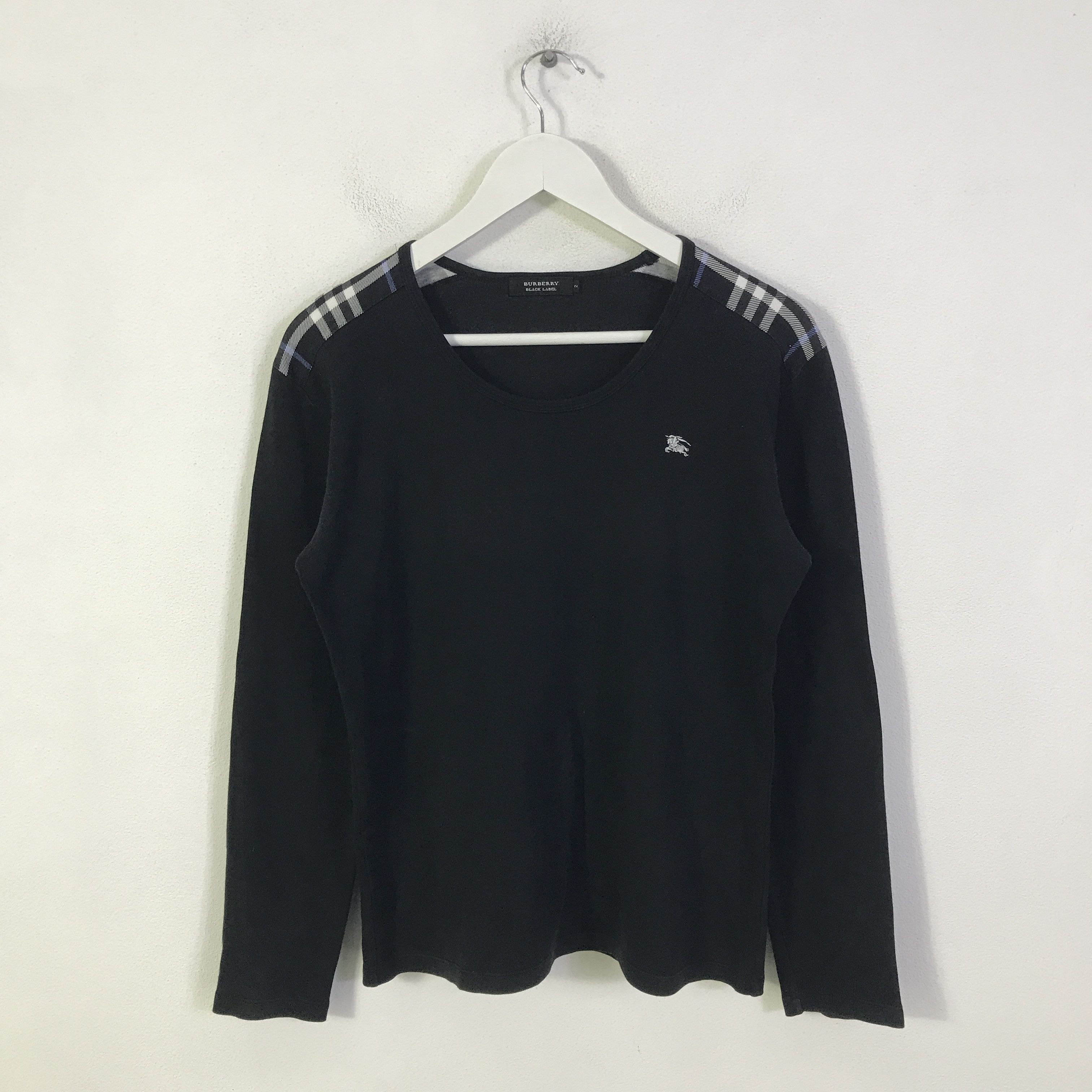 Burberry Black label ロンT swag flexwitme Burberry Burberry Black Label Henley Long Sleeve Shirt | Grailed