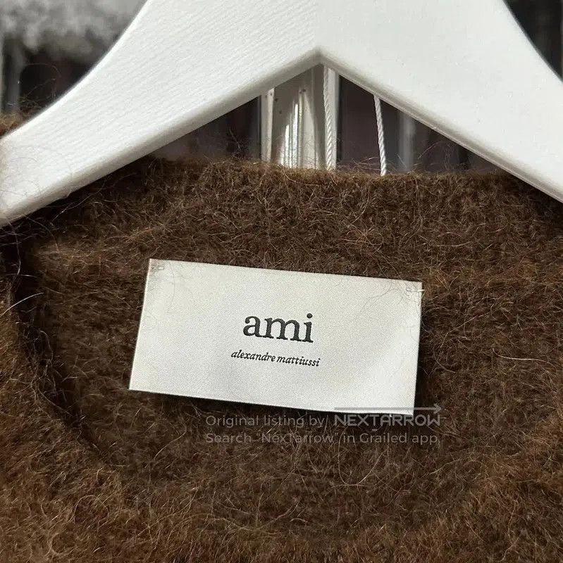 AMI AMI Brown Long Sleeve Pullover Sweater . Size L / US 10 / IT 46 - 5 Thumbnail