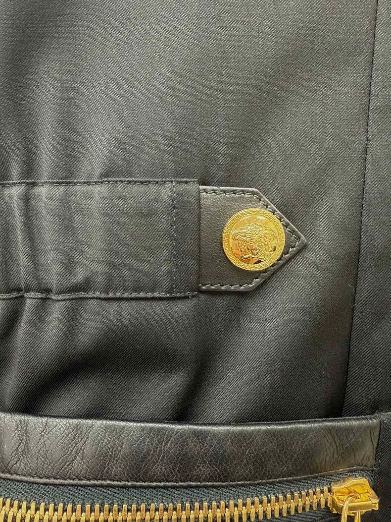 Versace Versace Main line wool patchwork casual blazer Size US L / EU 52-54 / 3 - 4 Thumbnail