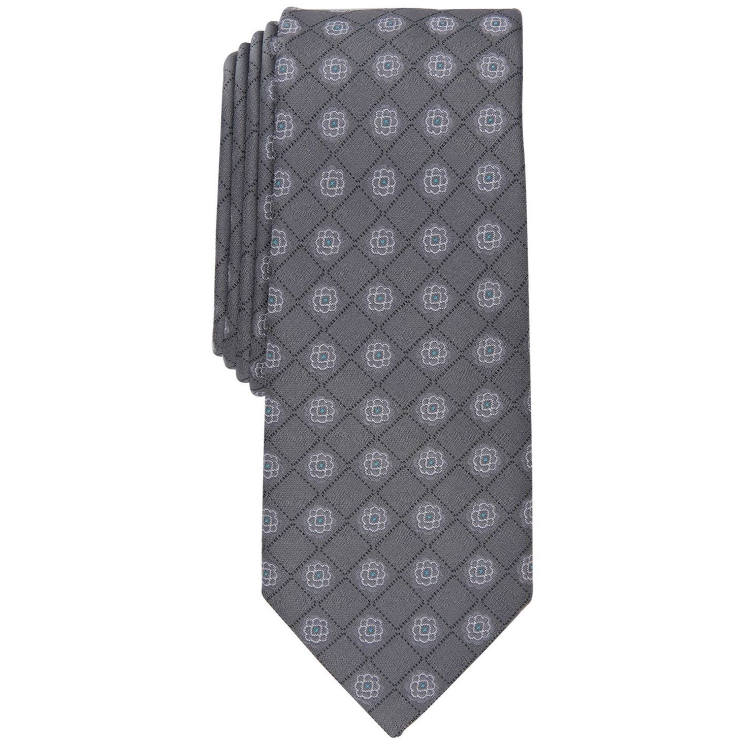 Bar III Bar III Men's Moylan Medallion Tie Size ONE SIZE - 4 Thumbnail