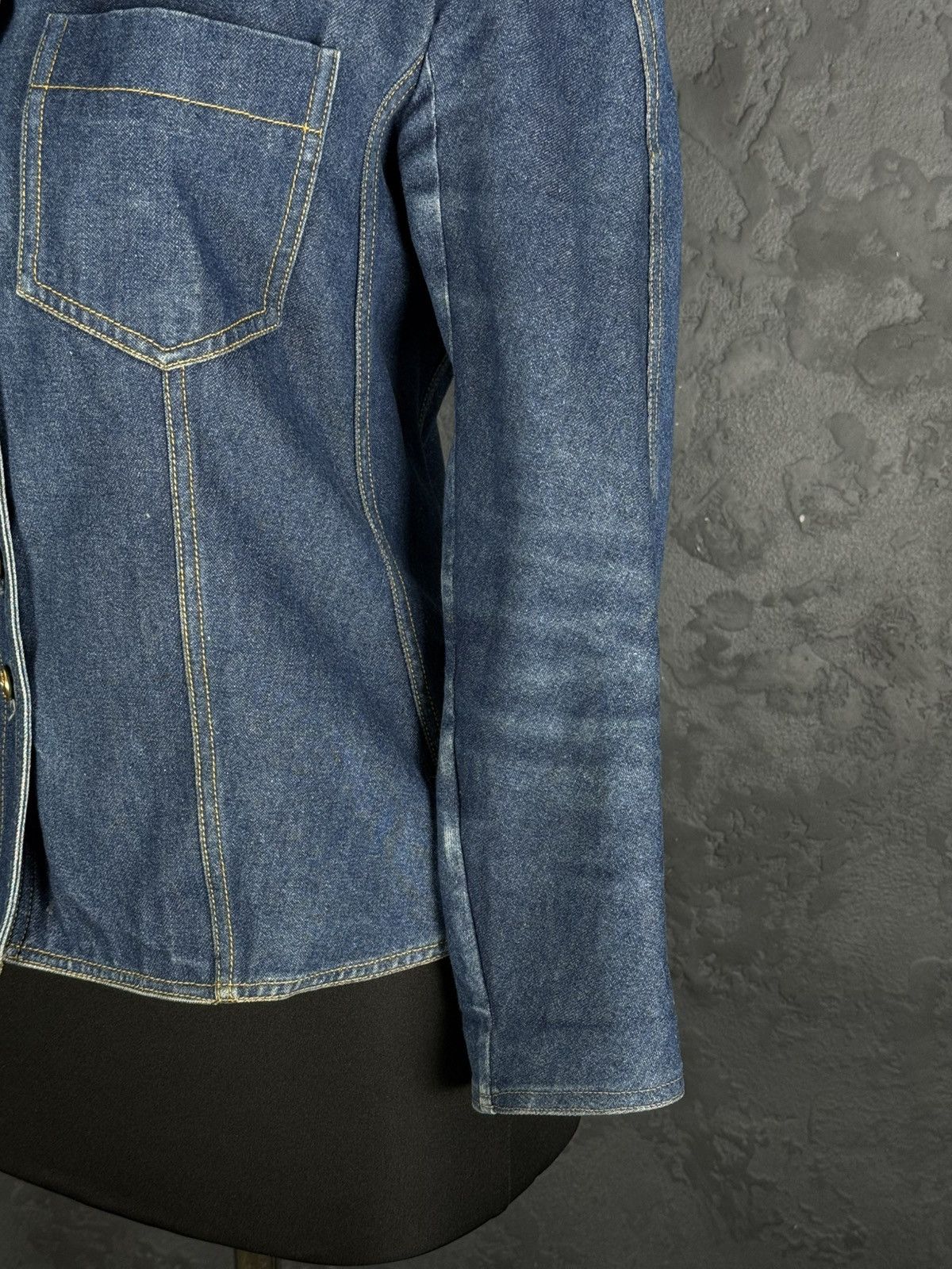 Dior Vintage CHRISTIAN DIOR BOUTIQUE Embroidered Denim Jacket Size M / US 6-8 / IT 42-44 - 6 Thumbnail