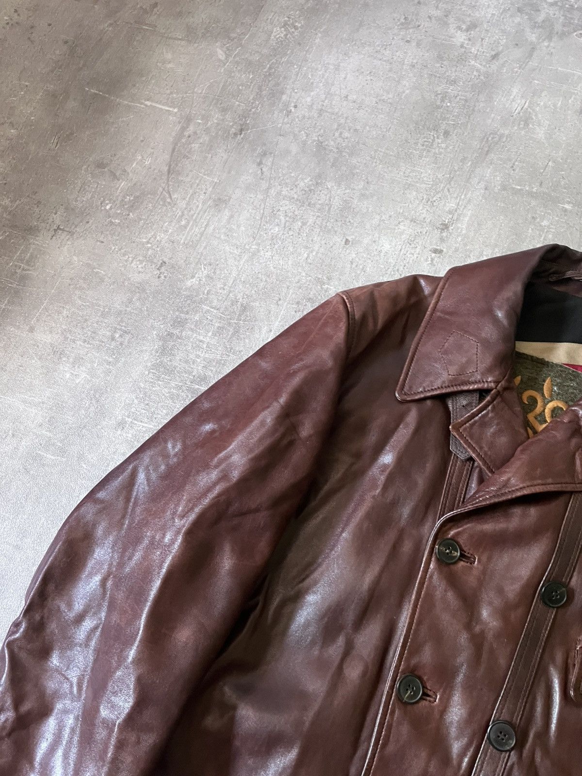 Dries Van Noten Dries Van Noten Vintage red leather coat Size US L / EU 52-54 / 3 - 5 Thumbnail