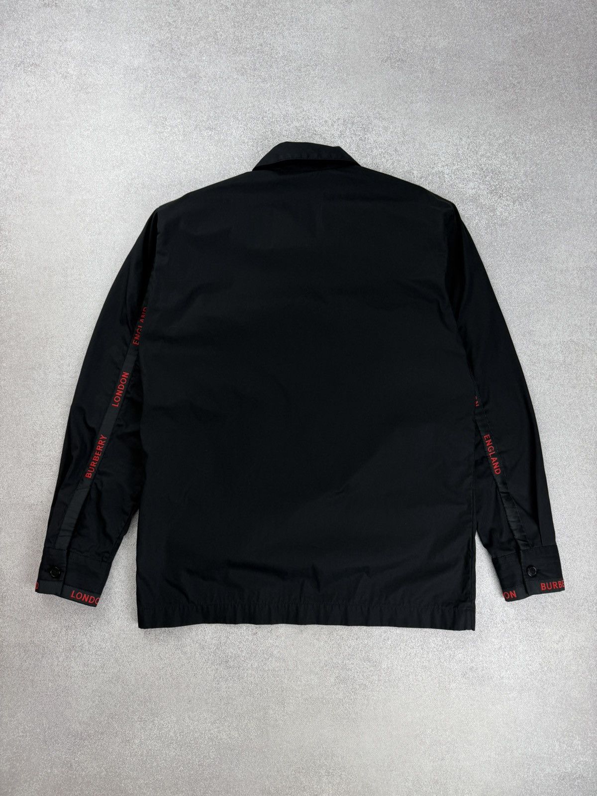 Burberry Burberry Half Zip Logo Tape Shirt Black Size US XS / EU 42 / 0 - 14 Thumbnail