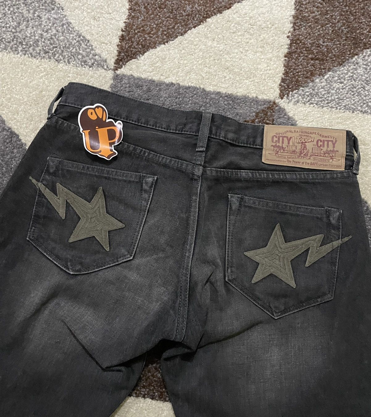 Bape Bape Bapesta Embroidered Short Denim Size 30" / US 8 / IT 44 - 2 Thumbnail