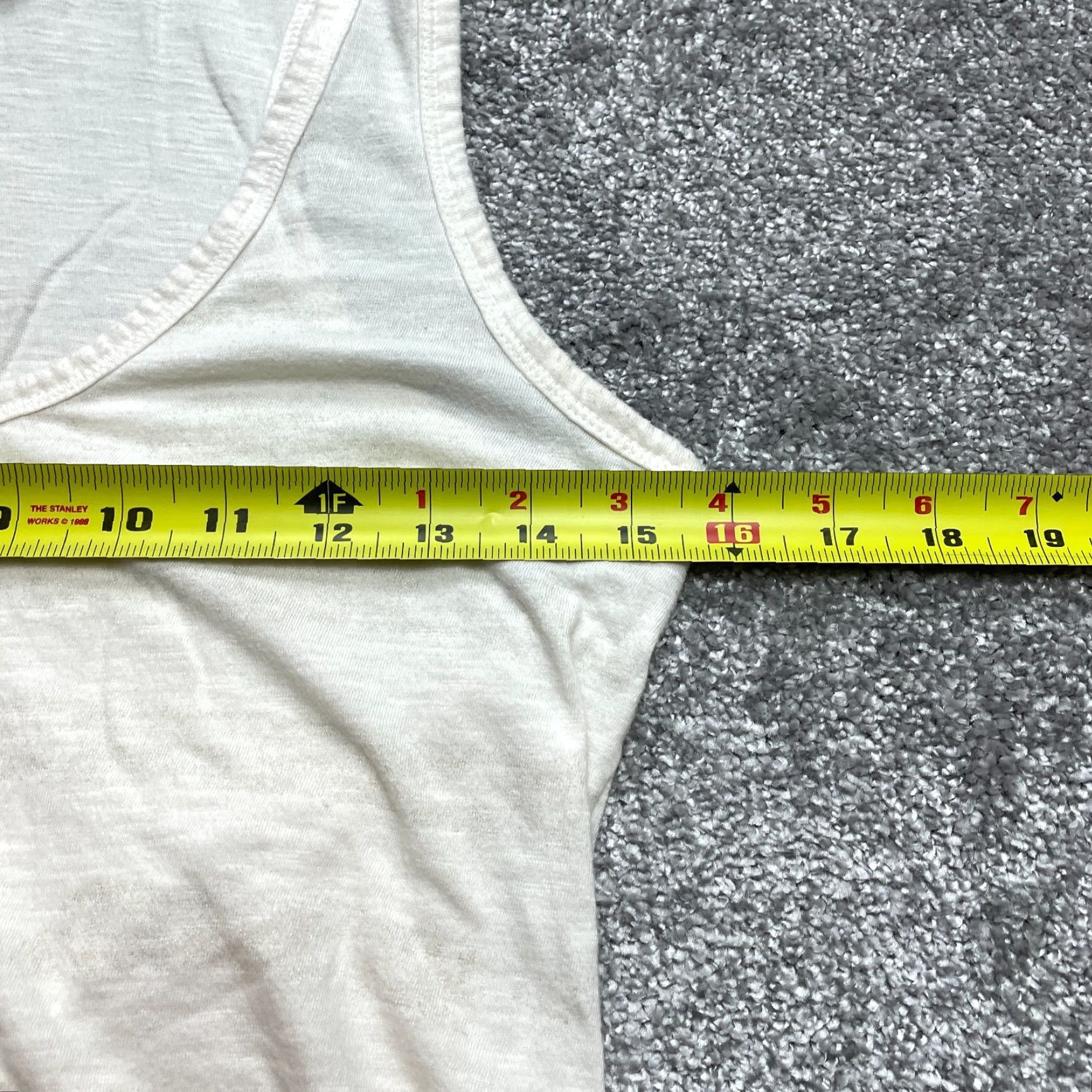 Banana Republic Banana Republic Tank Top Shirt Womens XS Beige Shiny Glitter Striped V Neck Soft Size XS / US 0-2 / IT 36-38 - 7 Thumbnail