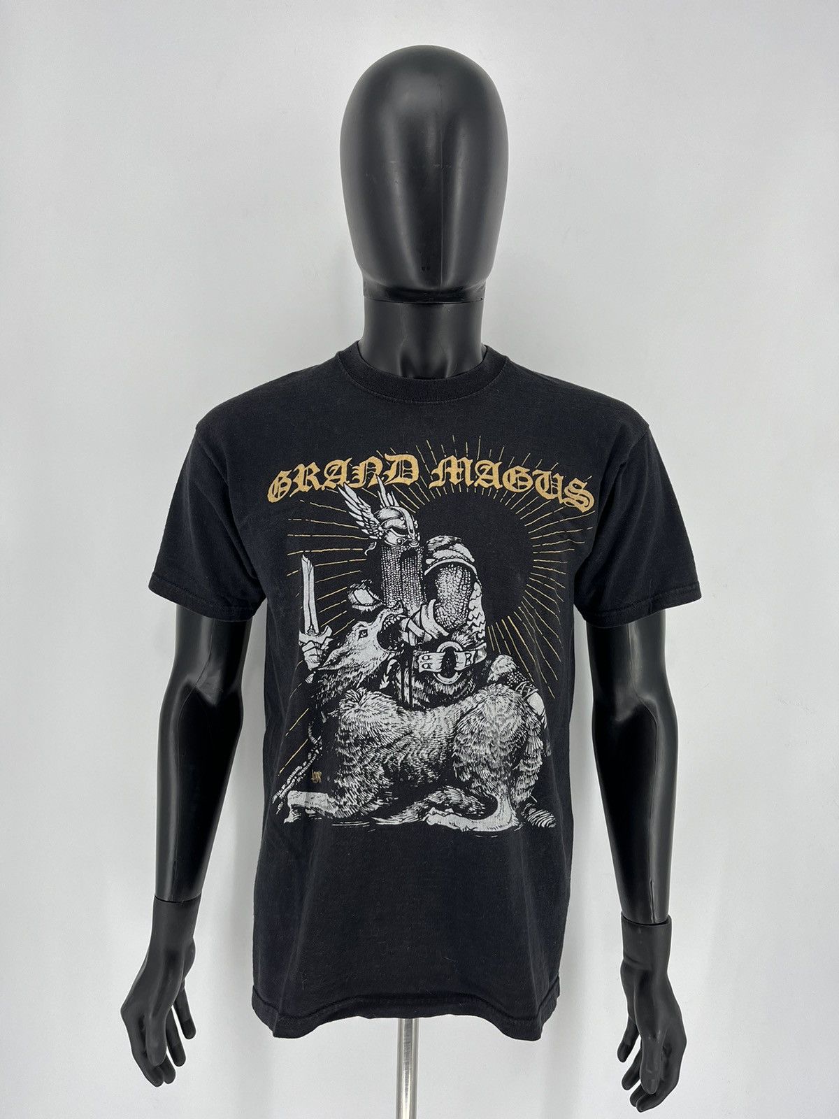Band Tees Vintage Y2K Grand Magus Metal Band Grunge Faded Double Sided Size US L / EU 52-54 / 3 - 2 Thumbnail