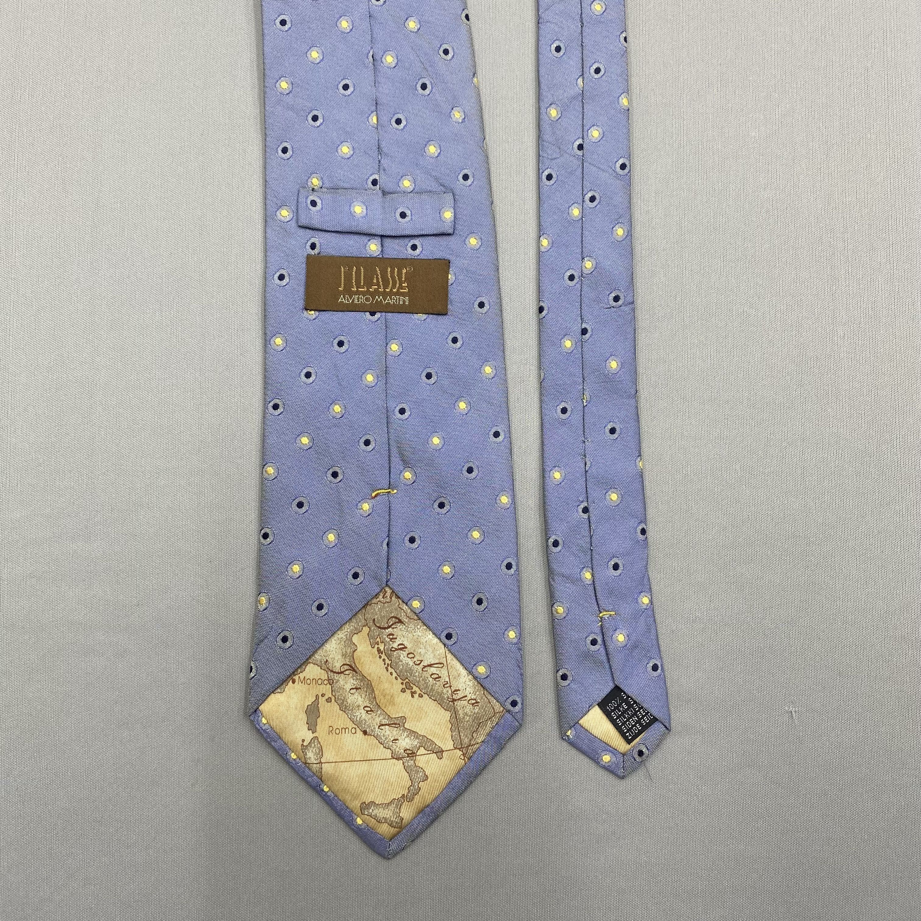 Alviero Martini Vintage Alviero Martini SILK Necktie Cravate Pure Silk Size ONE SIZE - 6 Thumbnail