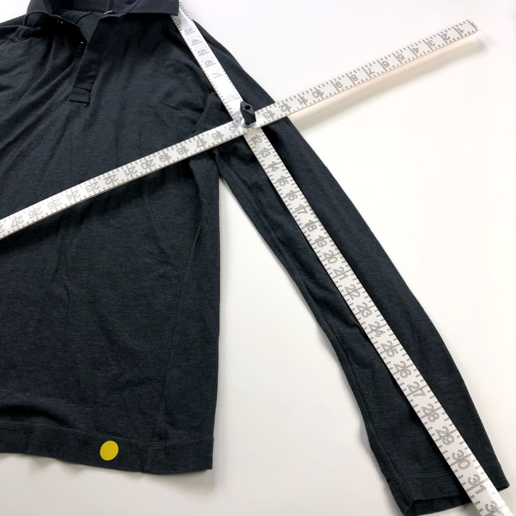 Lululemon Lululemon Mens M/L Long Sleeve Button Polo Solid Shirt Gray Polo Shirt M/L Mens Regular Solid Gray Sports Golf Shirt Size US M / EU 48-50 / 2 - 4 Thumbnail