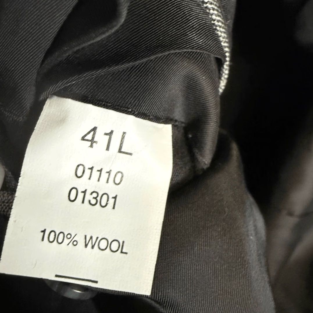 Jos. A. Bank Jos. A Banks Men's 41L Wool Tailored Fit Suit Jacket Coat Gray Jacket Men Wool Suit Jacket Gray 41L Mens Size 42R - 7 Thumbnail