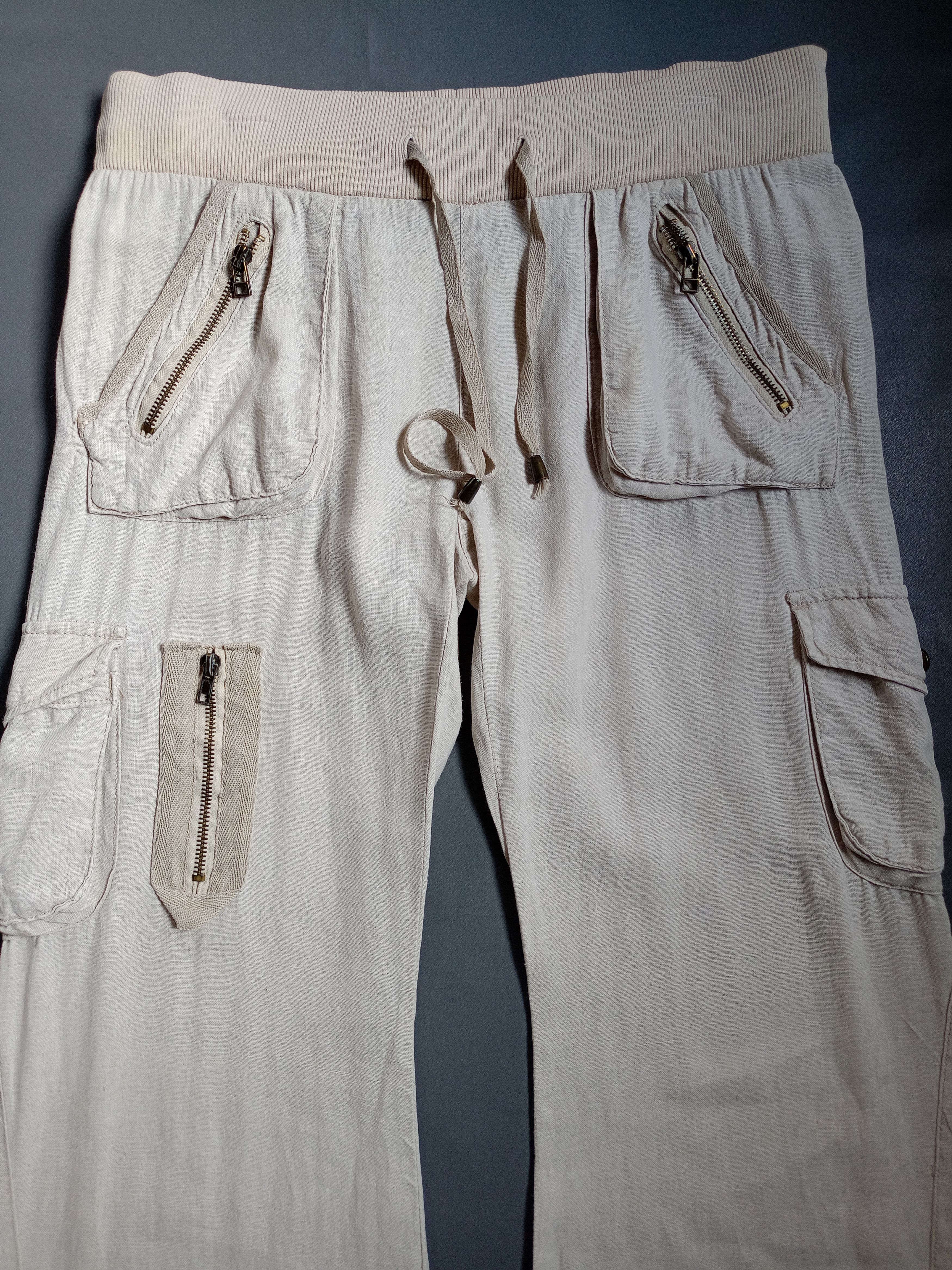 GOA 2000s Jaic - Super Flared Cargo Pants Similar to GOA Size US 32 / EU 48 - 2 Thumbnail