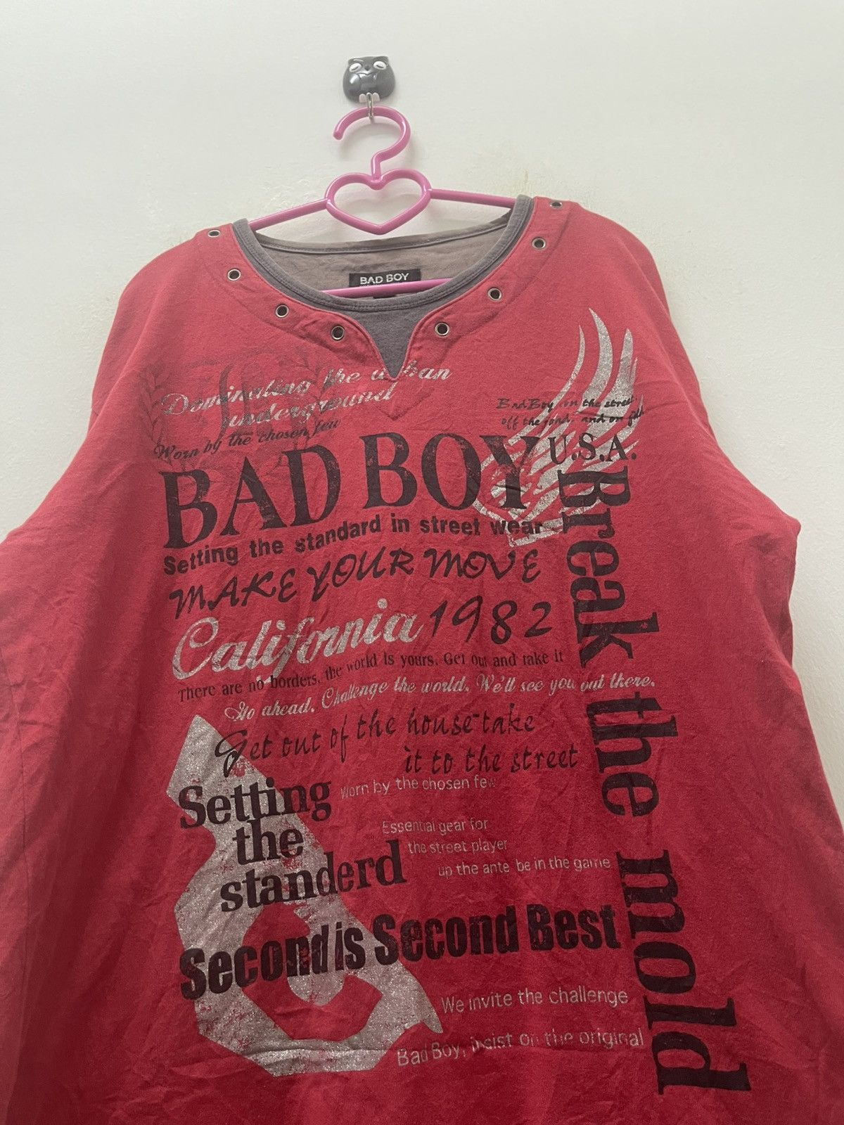 If Six Was Nine Rare Vintage BADBOY Long Sleeves Hip Hop Rap Poetic Size US L / EU 52-54 / 3 - 2 Thumbnail