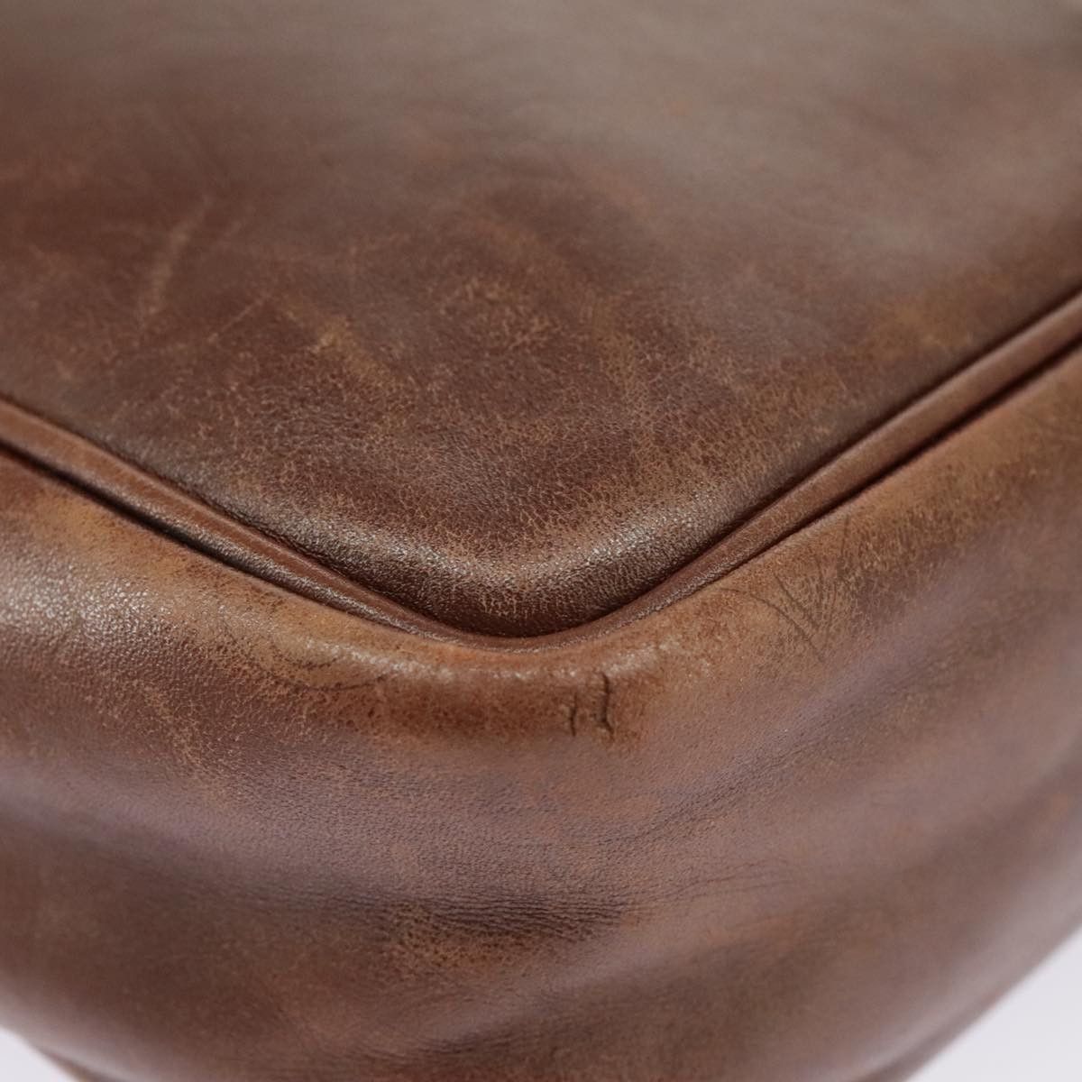 Louis Vuitton LOUIS VUITTON Defeel Shoulder Bag Suede Leather Brown M92357 Size ONE SIZE - 10 Thumbnail