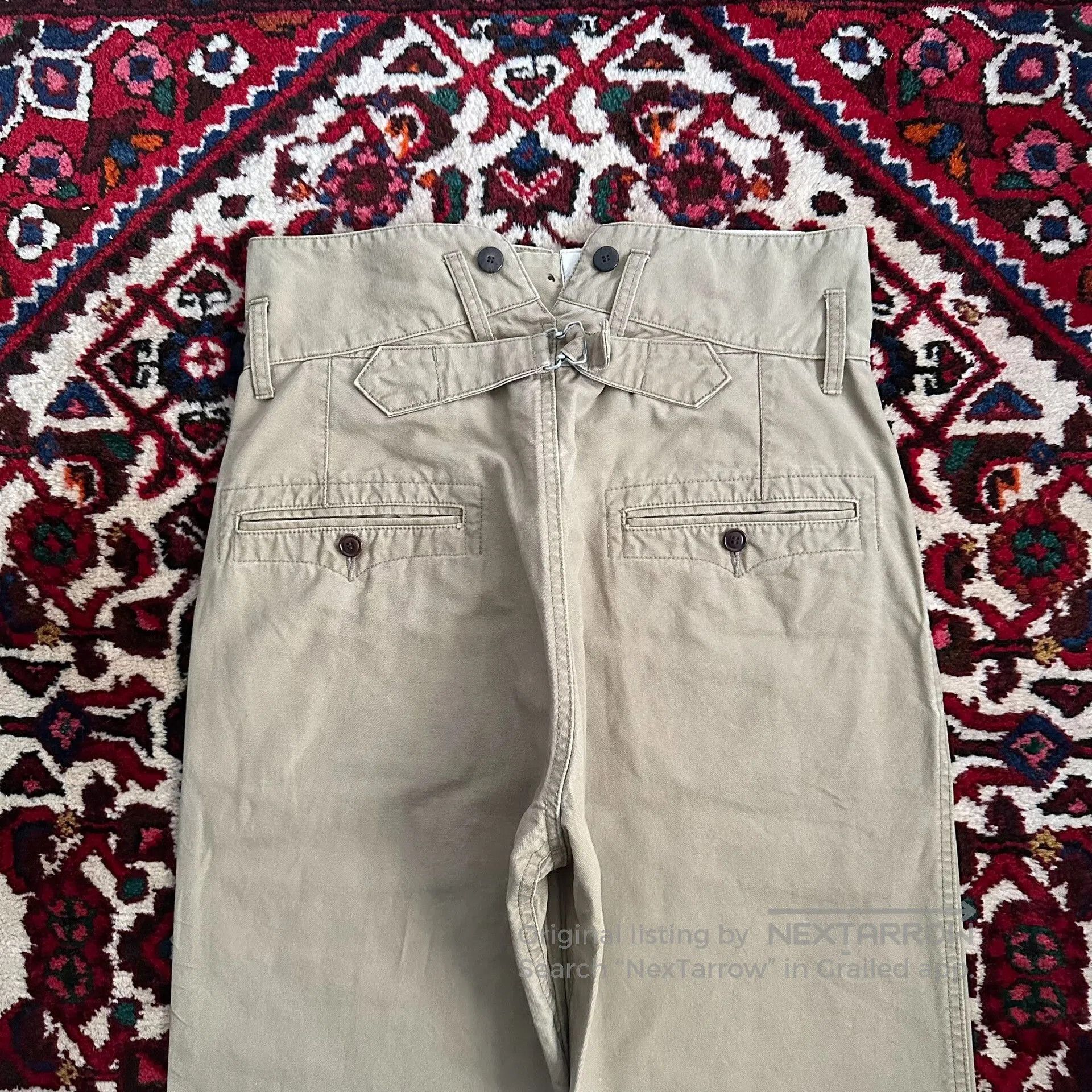 Visvim visvim engineer pants in beige fabric. Size US 40 / EU 56 - 5 Thumbnail