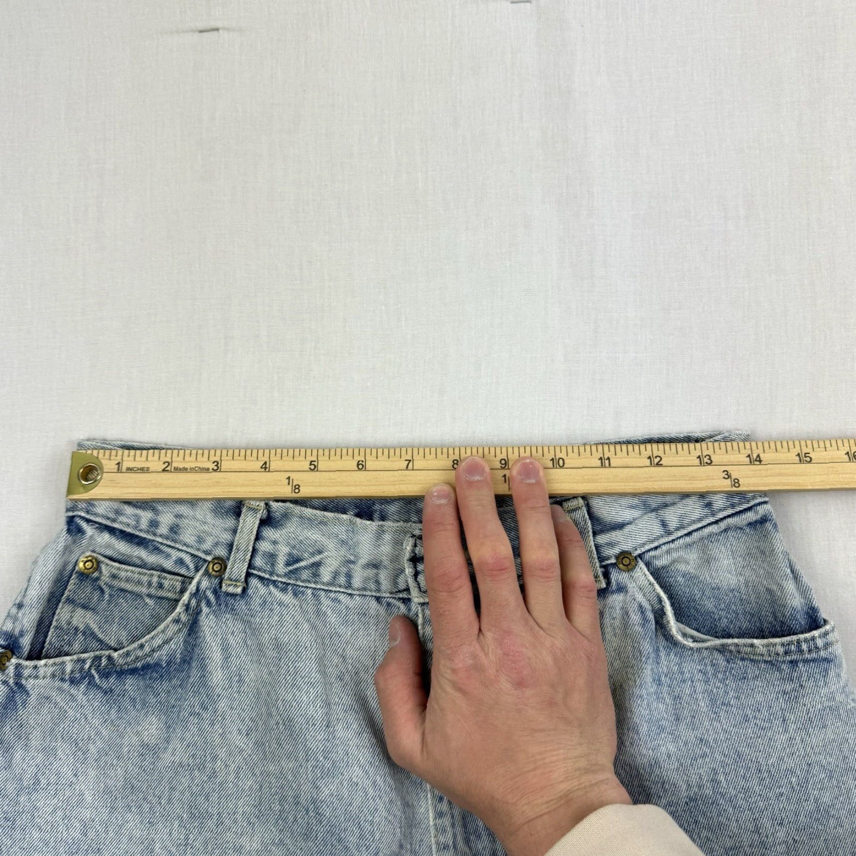 Vintage VINTAGE Chic Jeans Womens 16 Blue High Waist Mom Jeans USA Chic Regular Jeans 16 Womens Boyfriend? Size 38" / US 16 / IT 52 - 7 Thumbnail