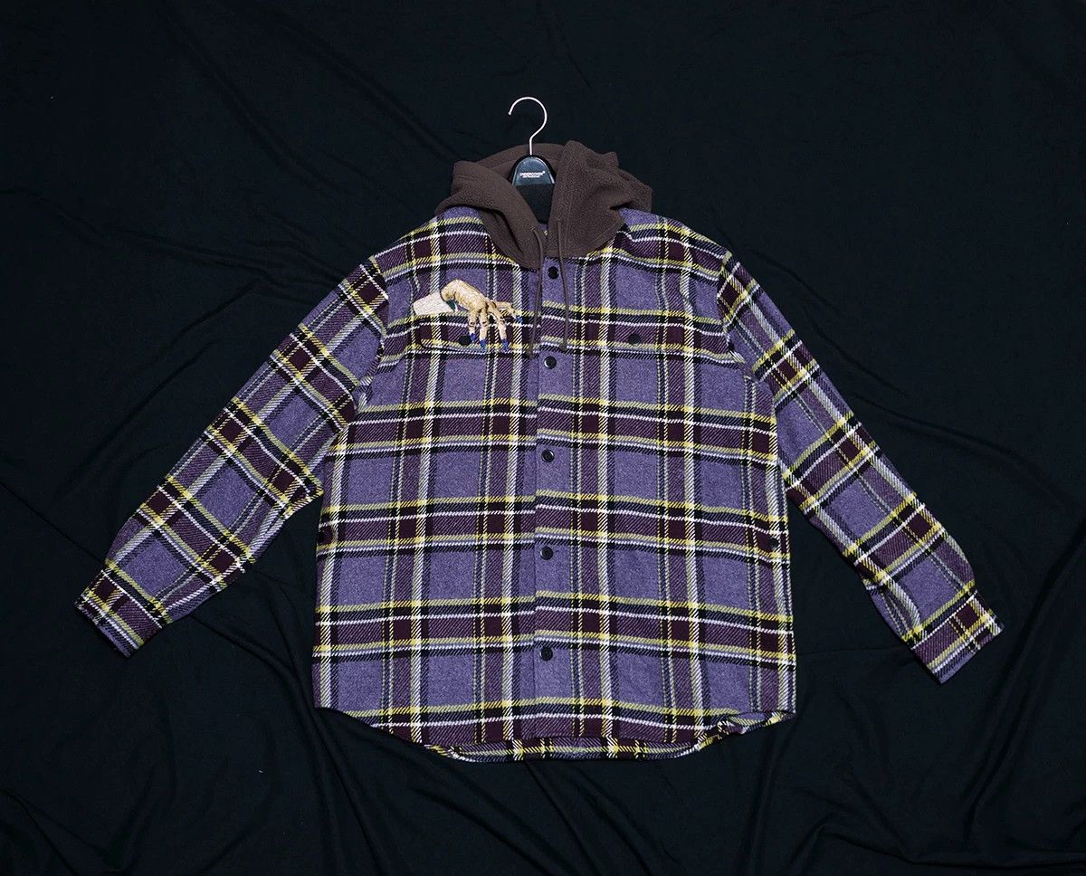 Undercover undercover 23aw Ghost hand hooded shirt Size US XL / EU 56 / 4 - 1 Thumbnail
