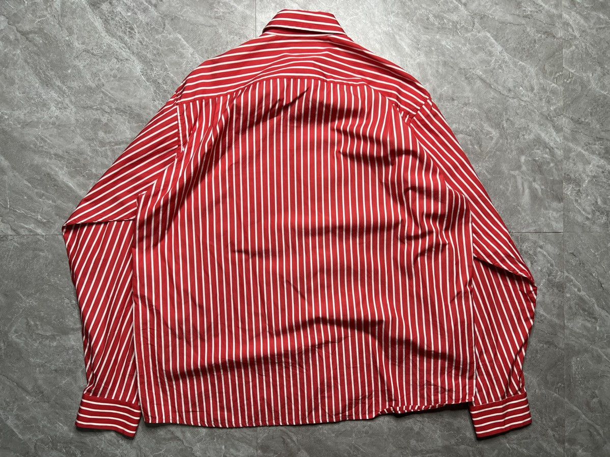 Balenciaga Balenciaga B embroidery Assymetrical Sleeves Oversized Shirt Size US M / EU 48-50 / 2 - 2 Thumbnail