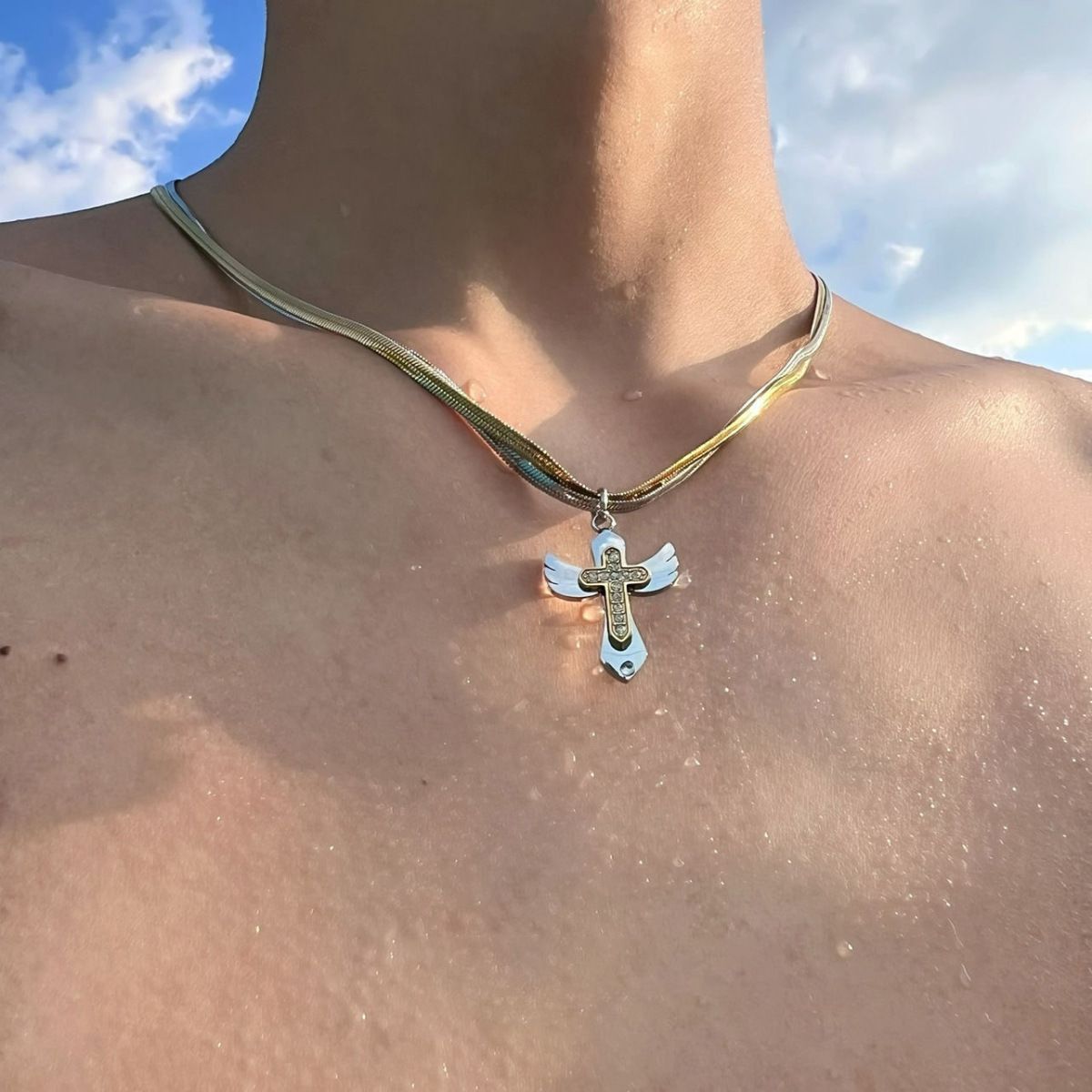 Other Cross Modern STEAL! Y2K Chains Necklace Chain Size ONE SIZE - 4 Thumbnail