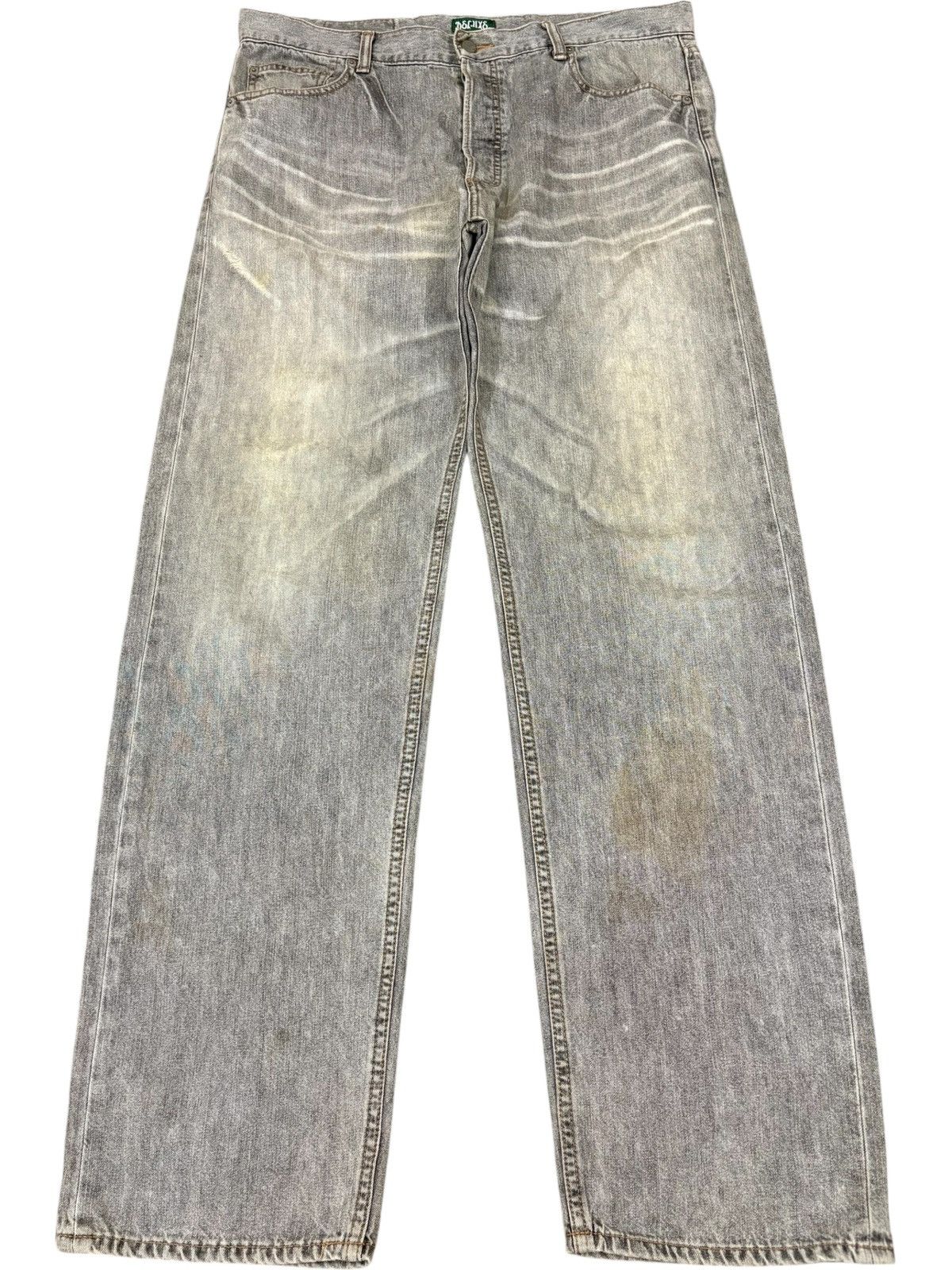 Vintage Japanese Deluxe Charcoal Wash Baggy Jeans