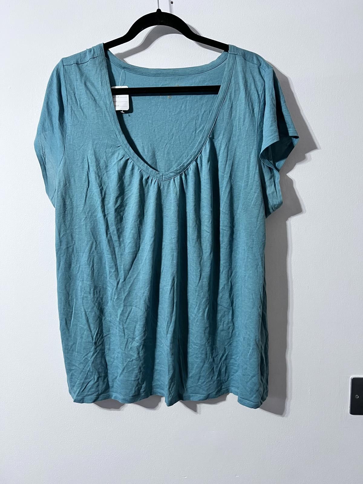 Old Navy Old Navy Teal Relaxed-Fit Top – Size XXL Size XXL / US 16-18 / IT 52-54 - 1 Thumbnail