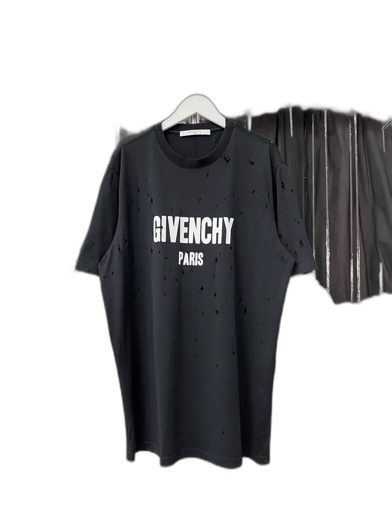 Givenchy Givenchy Distressed Short Sleeve T-Shirt Size US S / EU 44-46 / 1 - 1 Thumbnail