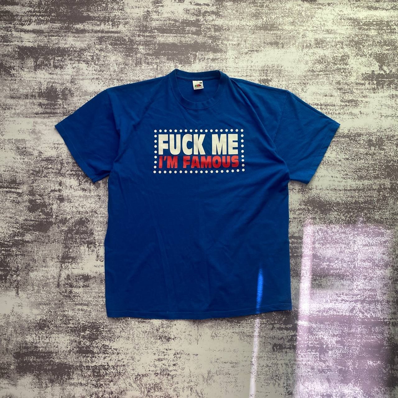 Other Vintage Y2K ADULT “ FUCK ME IM FAMOUS STAR “ SLOGAN Tee Size US XL / EU 56 / 4 - 1 Thumbnail