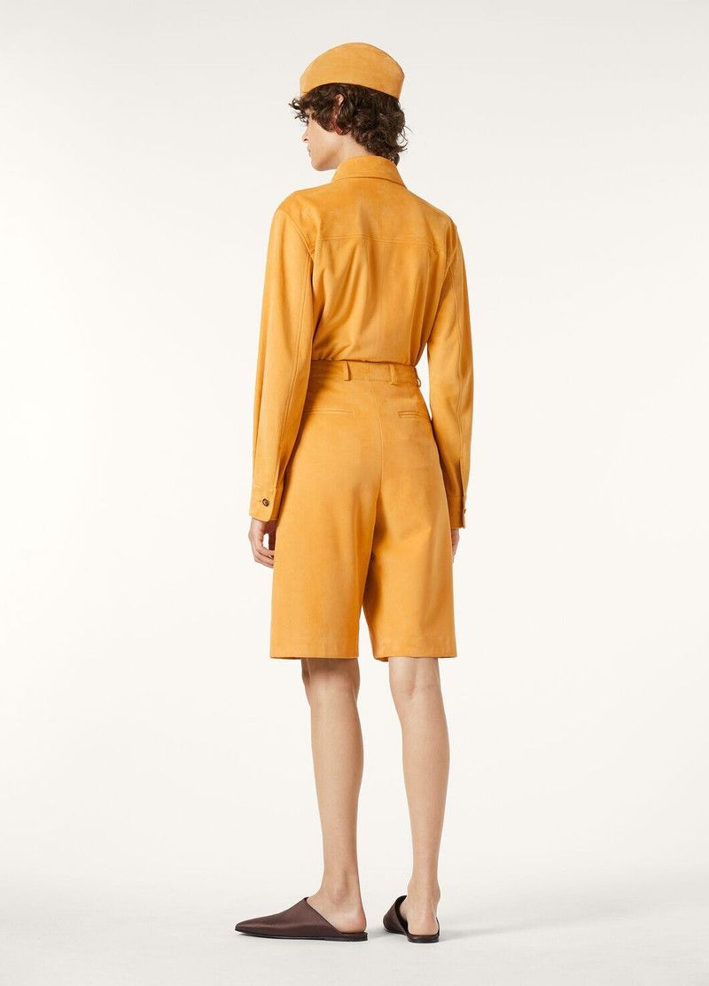 Loro Piana o1srvl11e0526 FAP0153 Nicolas Bermuda Short in Yellow Size 26" / US 2 / IT 38 - 5 Thumbnail