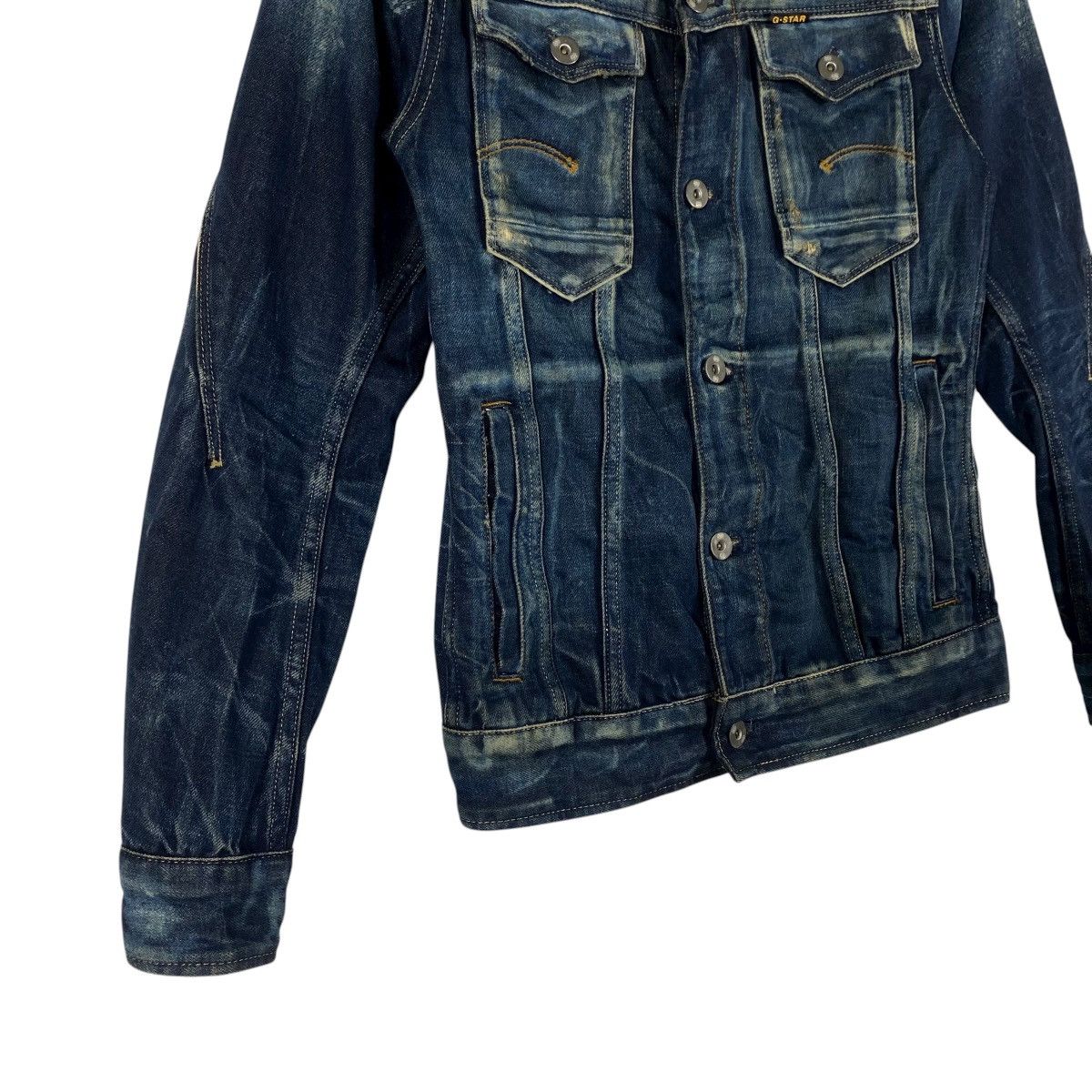 G-Star G-star Raw Arc Slim 3D Denim Jacket XS Size Blue Colour Size US XS / EU 42 / 0 - 5 Thumbnail