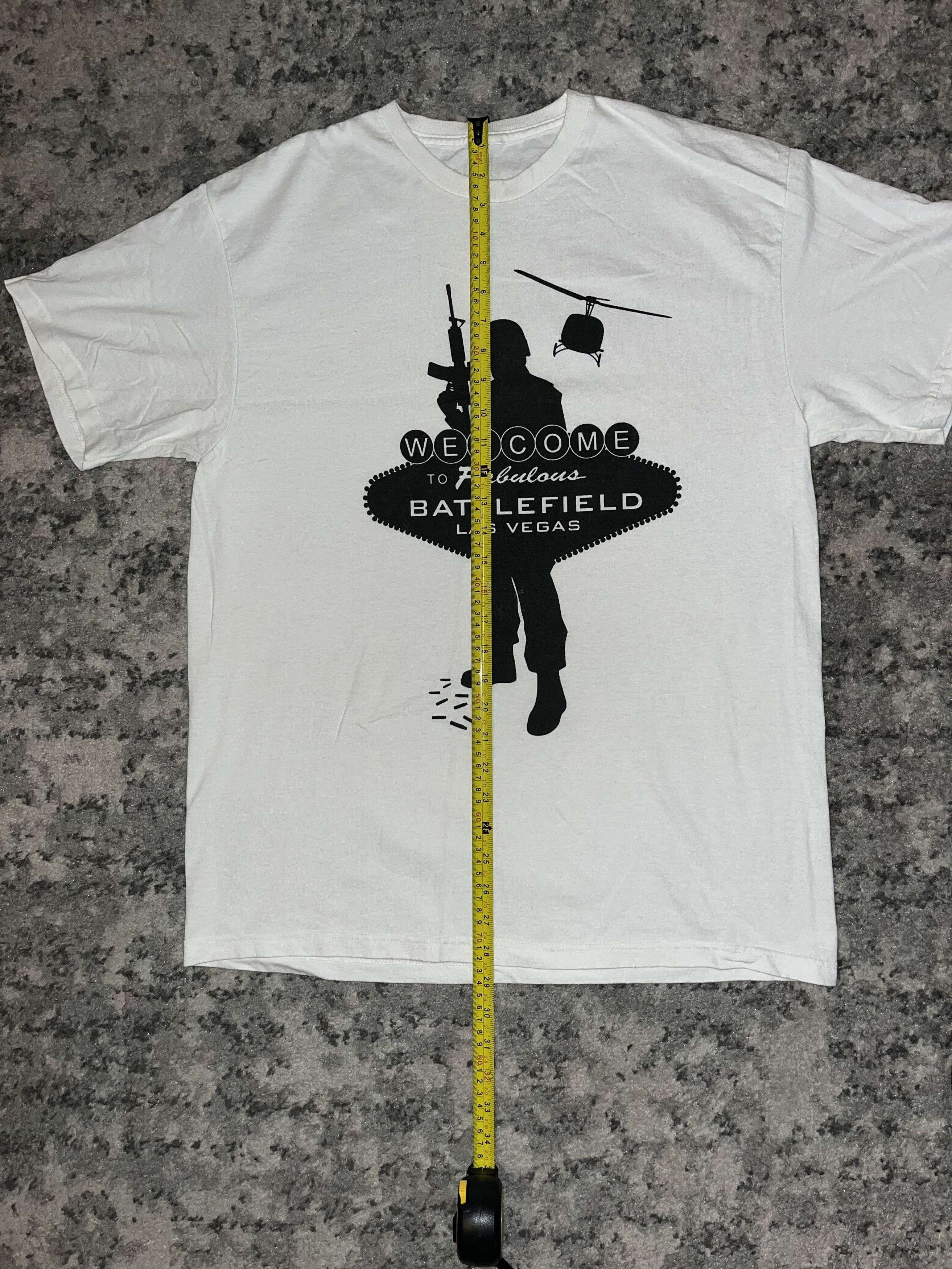 Vintage Y2K Welcome to Fabulous Las Vegas Battlefield Shirt Size US L / EU 52-54 / 3 - 5 Thumbnail