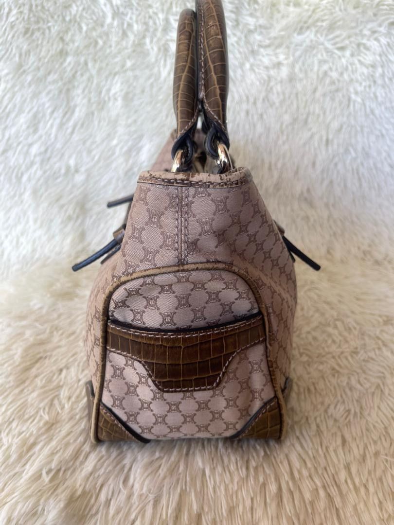 Celine 2008 Celine Macadam Canvas Boogie Handbag Size ONE SIZE - 15 Thumbnail