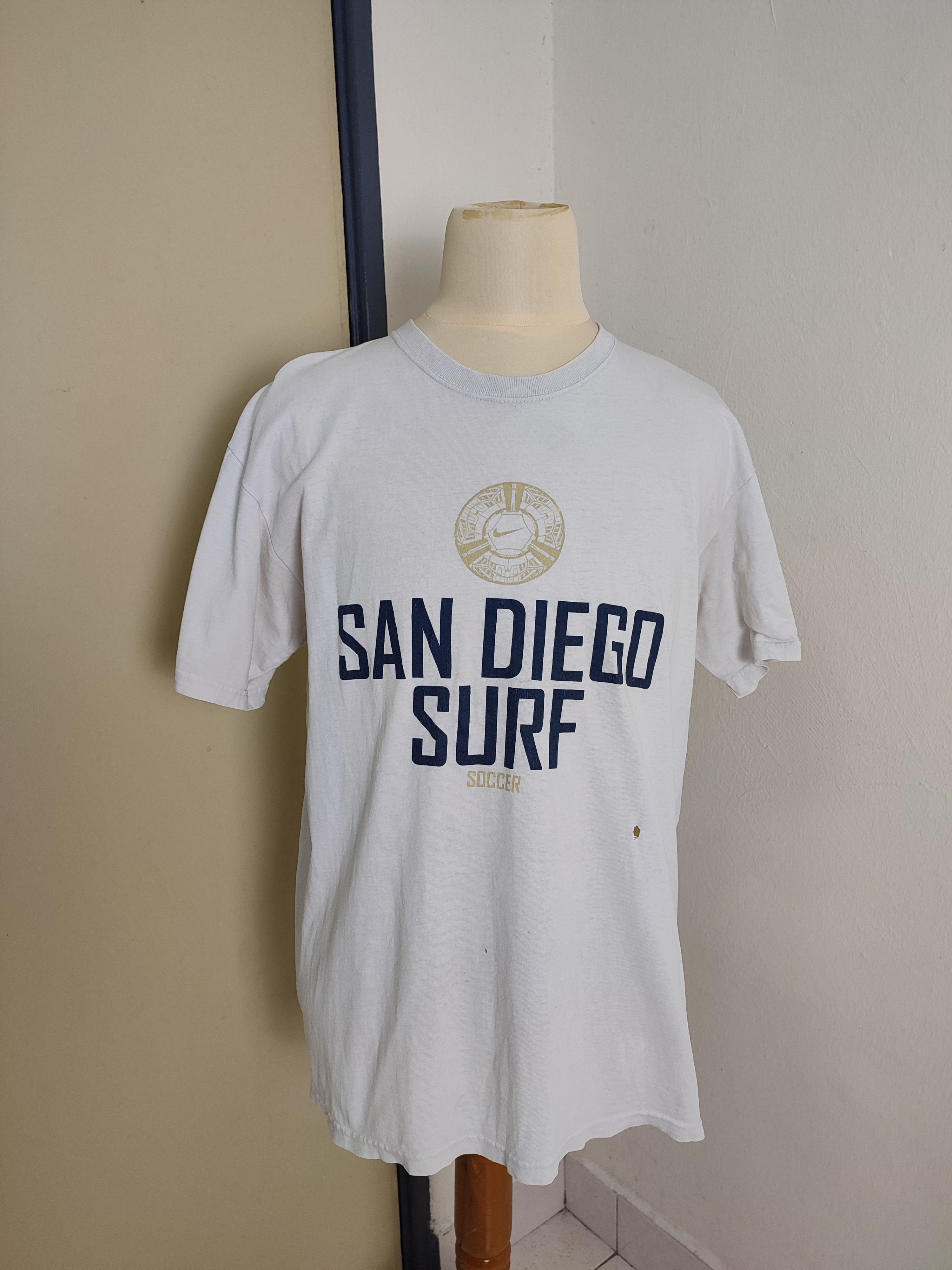 Nike × Vintage Y2K NIKE BIG LOGO SOCCER TEE Size US L / EU 52-54 / 3 - 2 Thumbnail