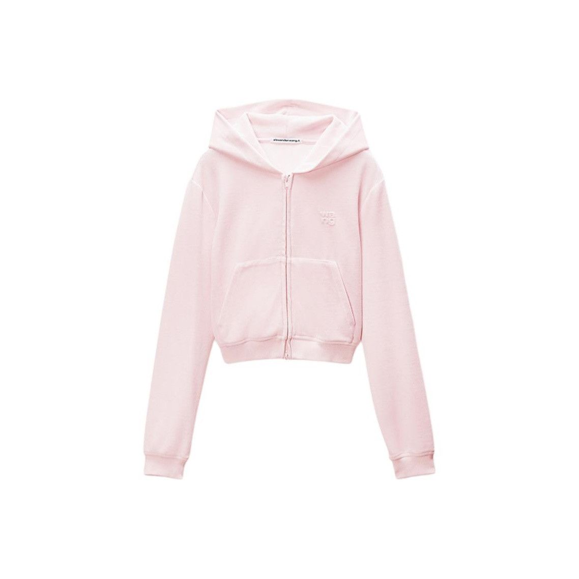 Alexander Wang Alexander Wang Pink Zip-Up Hoodie Size S Size S / US 4 / IT 40 - 1 Thumbnail