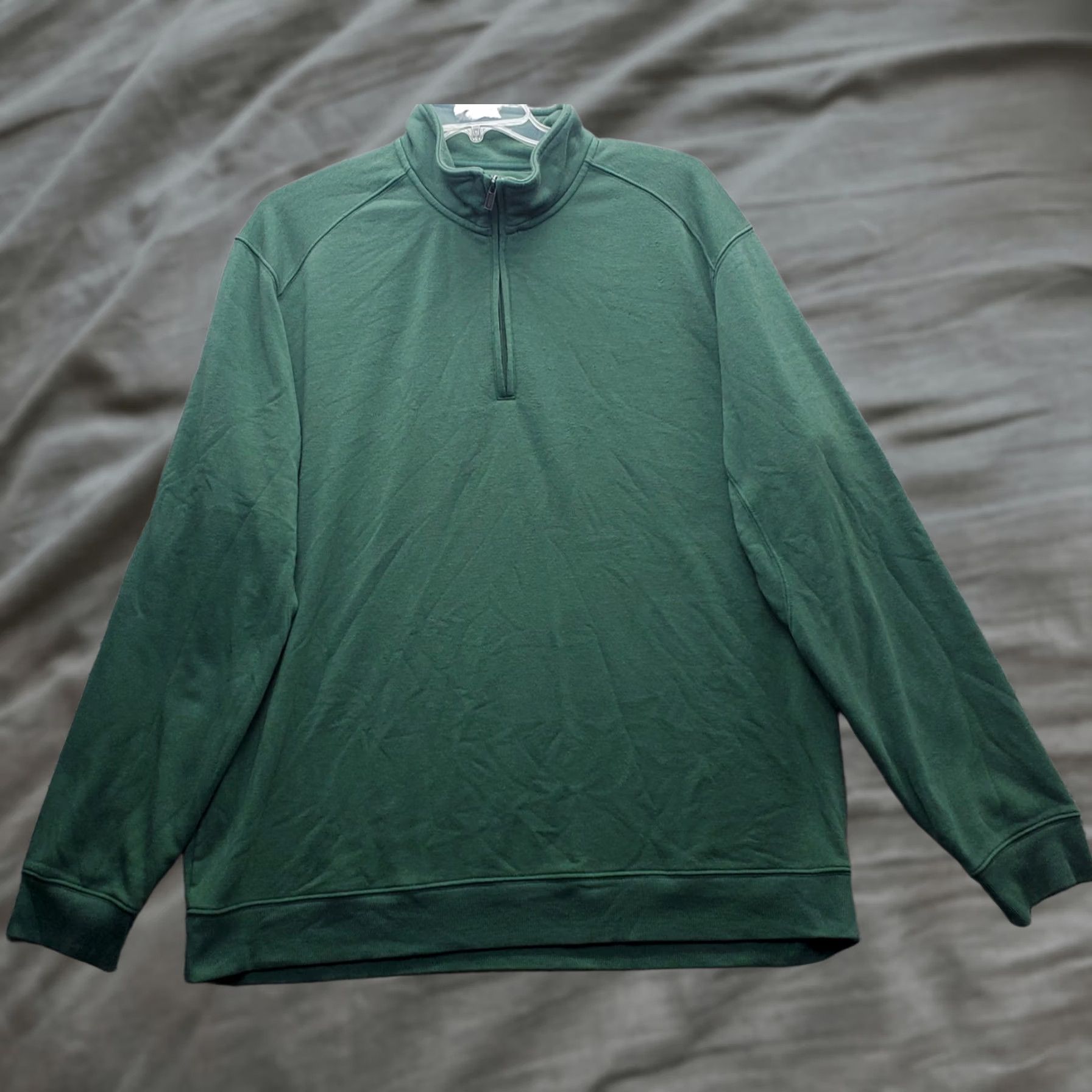 Vintage Duluth Trading Sweatshirt Green Moisture Wicking 1/4 Zip Men 2XLT Size US XXL / EU 58 / 5 - 1 Thumbnail