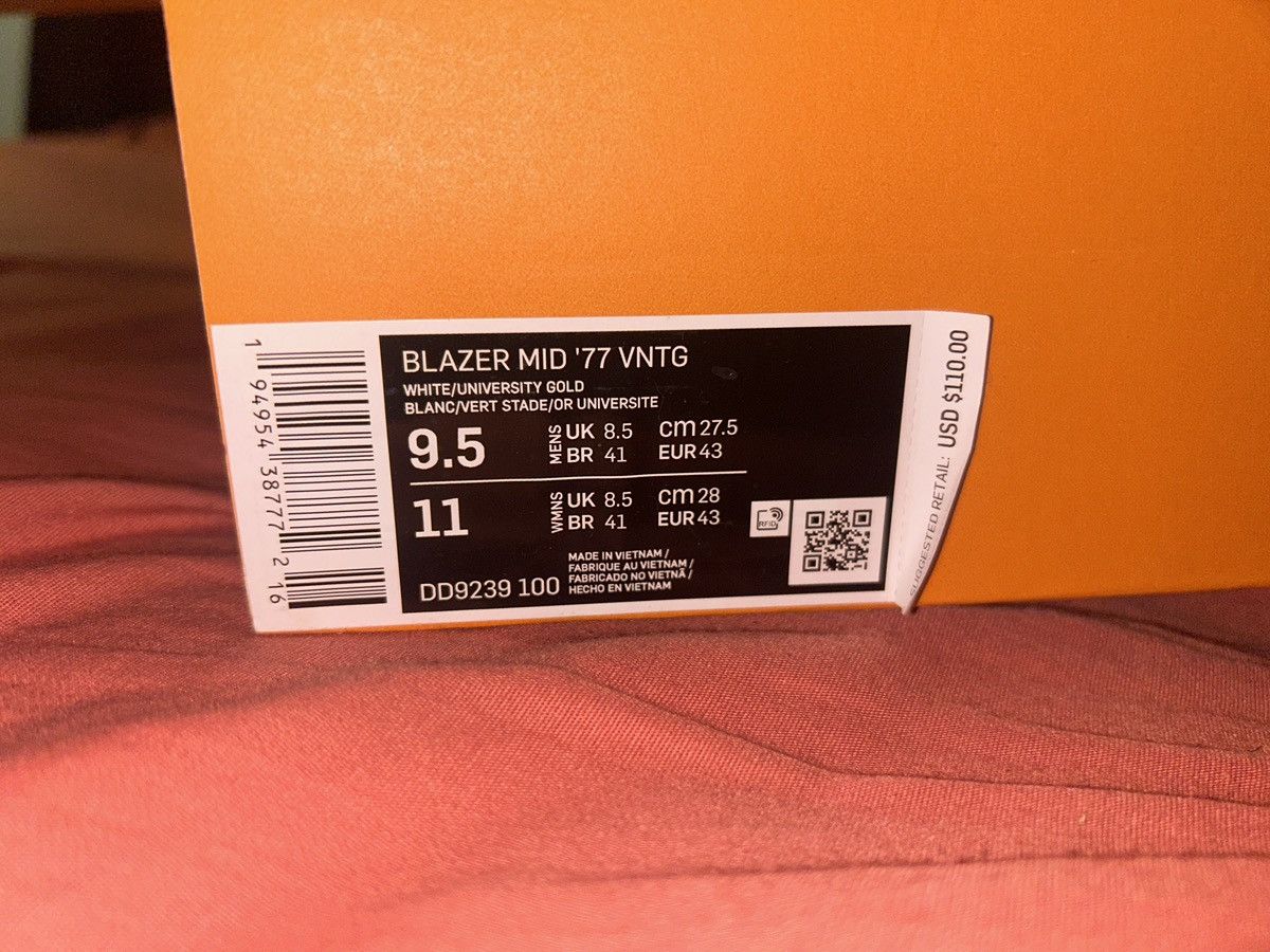 Nike Nike Blazer Mid 77’ Vintage Roswell Rayguns Size US 9.5 / EU 42-43 - 5 Thumbnail