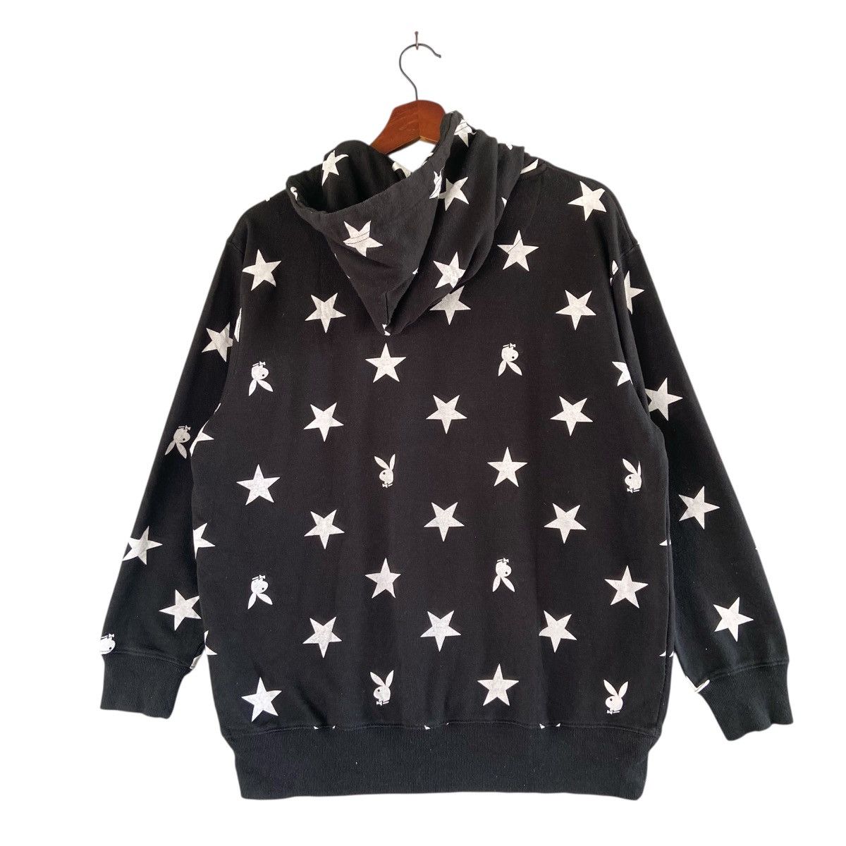 Playboy Vintage Playboy Box Logo AOP Hoodie Sweatshirt Size US M / EU 48-50 / 2 - 2 Thumbnail