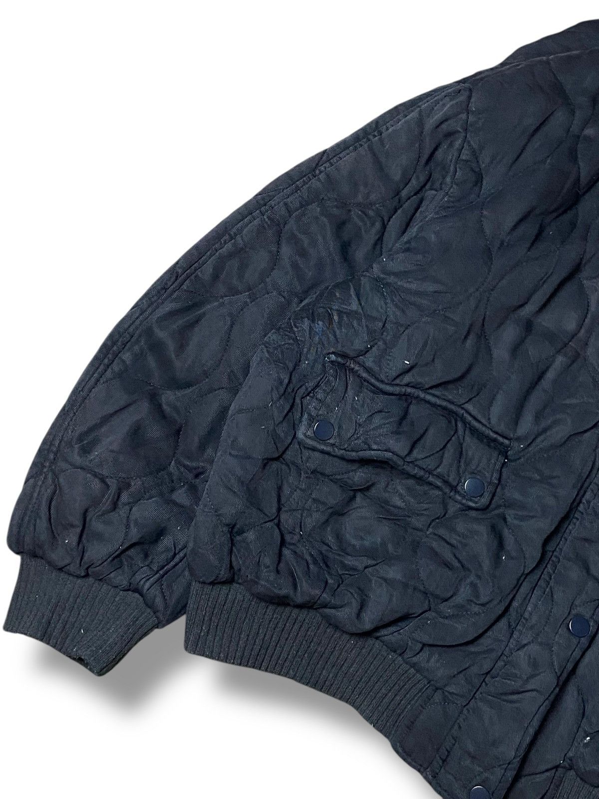 Designer × Vintage × Zara ZARA Quilted Bomber Jacket with Double Pocket (120) Size US M / EU 48-50 / 2 - 6 Thumbnail