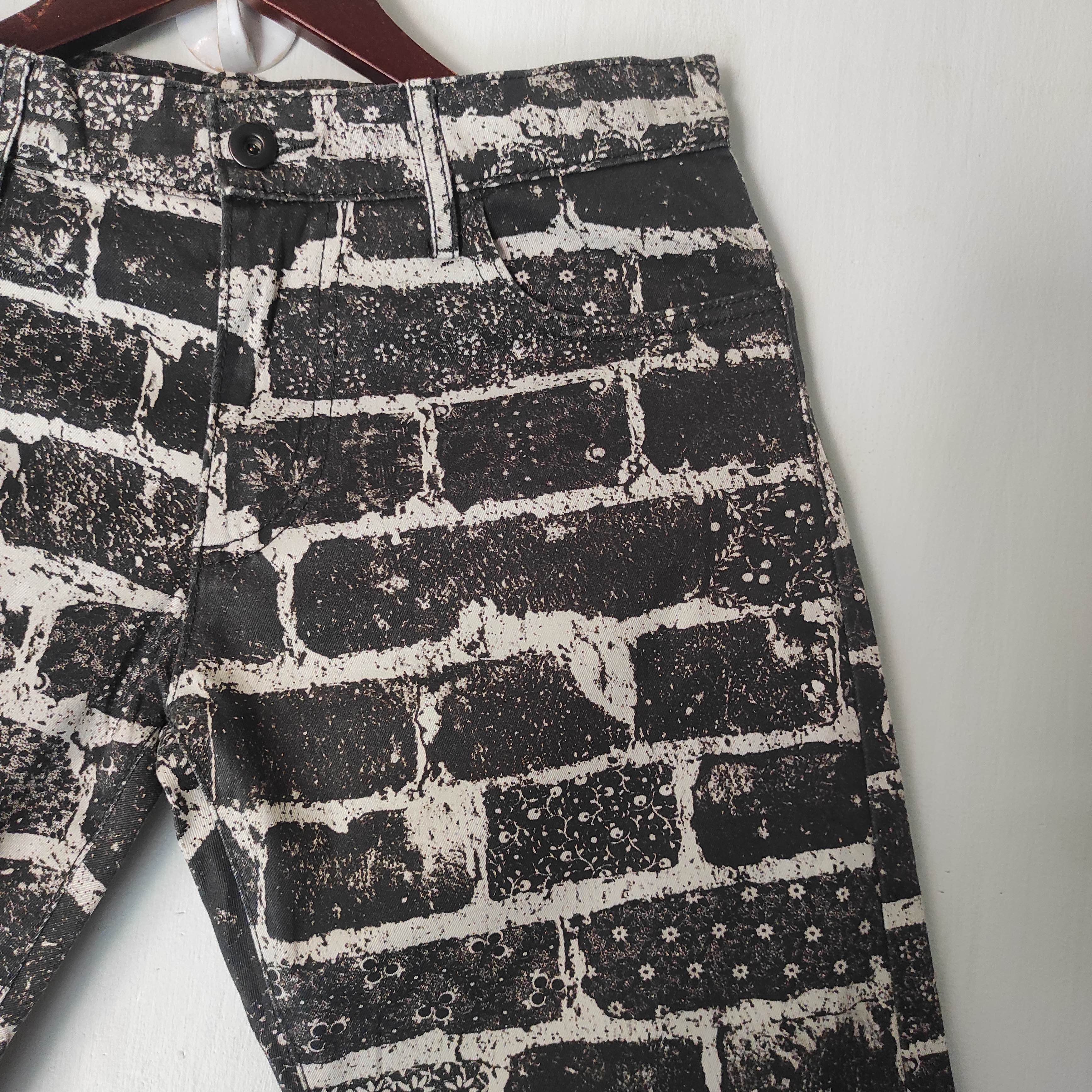 Jean Paul Gaultier Jean Paul Gaultier F/W'12 Cinder Block Flower Print Size US 28 / EU 44 - 9 Thumbnail
