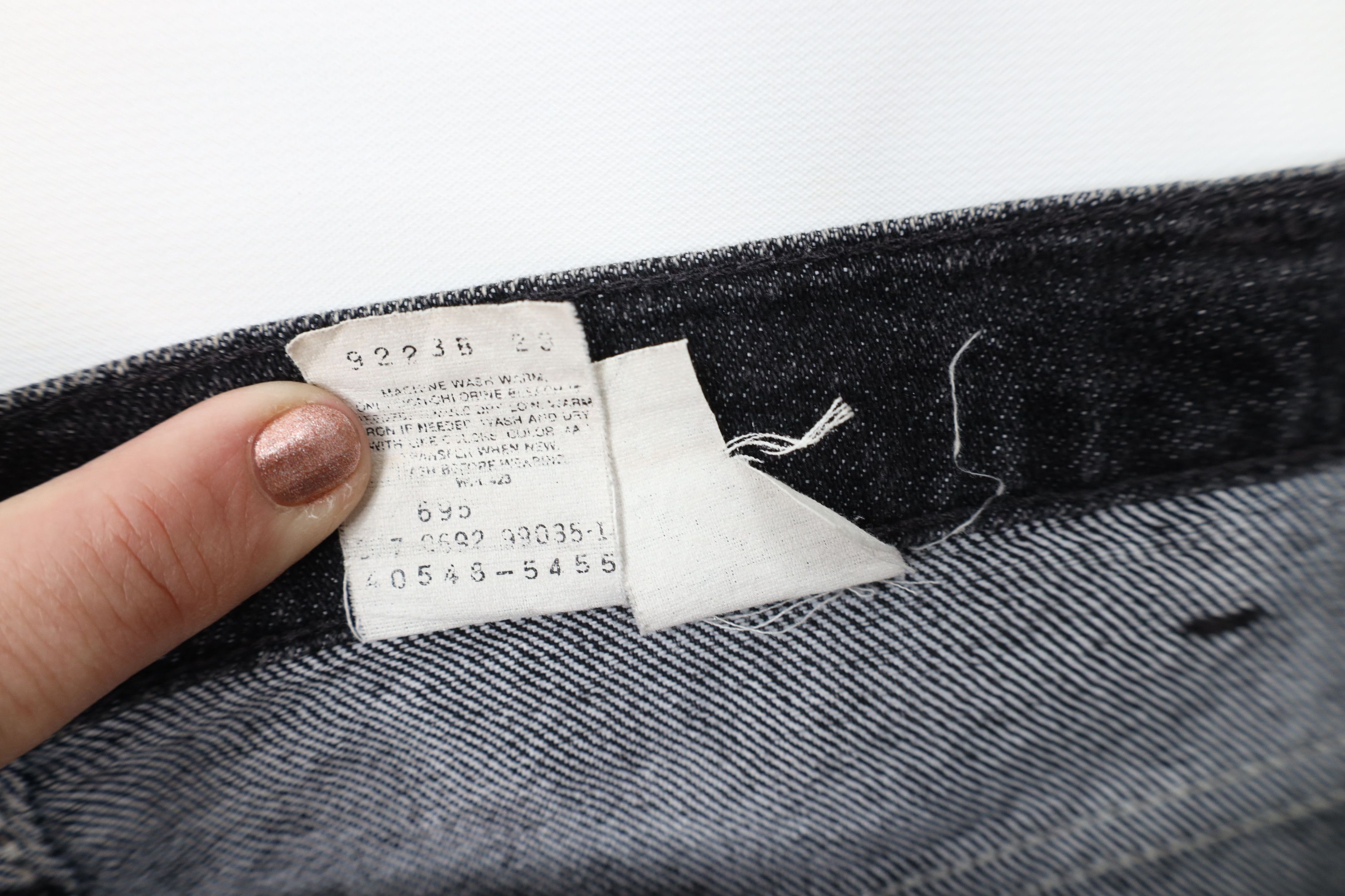 Levi's Vintage 90s Levis Relaxed Fit Denim Jeans Black USA Size US 40 / EU 56 - 9 Thumbnail