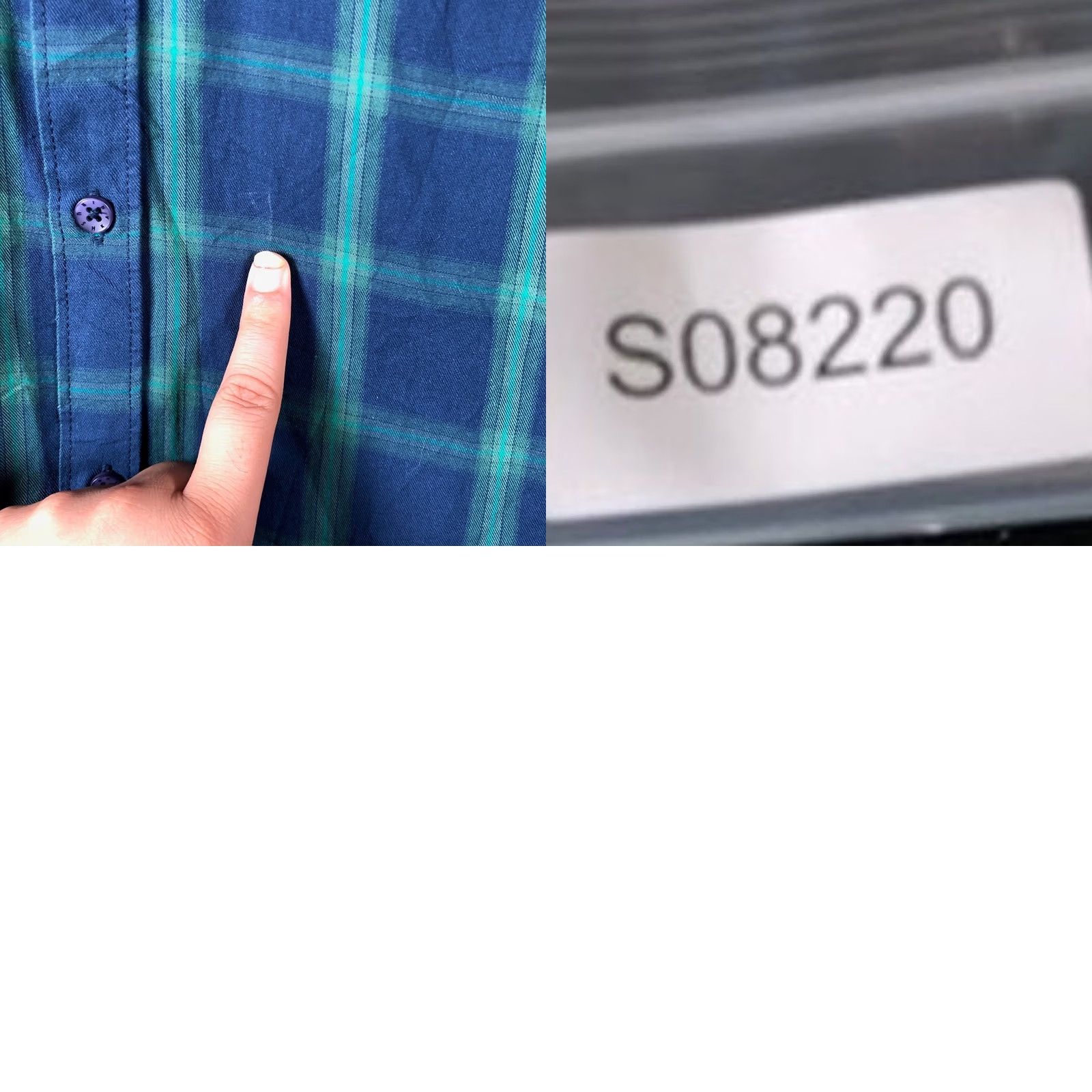 Vintage Kani Rush Mens Shirt Blue Green Plaid Button-Down 100% Cotton Long Sleeve Large L Regular Mens Size US L / EU 52-54 / 3 - 9 Thumbnail