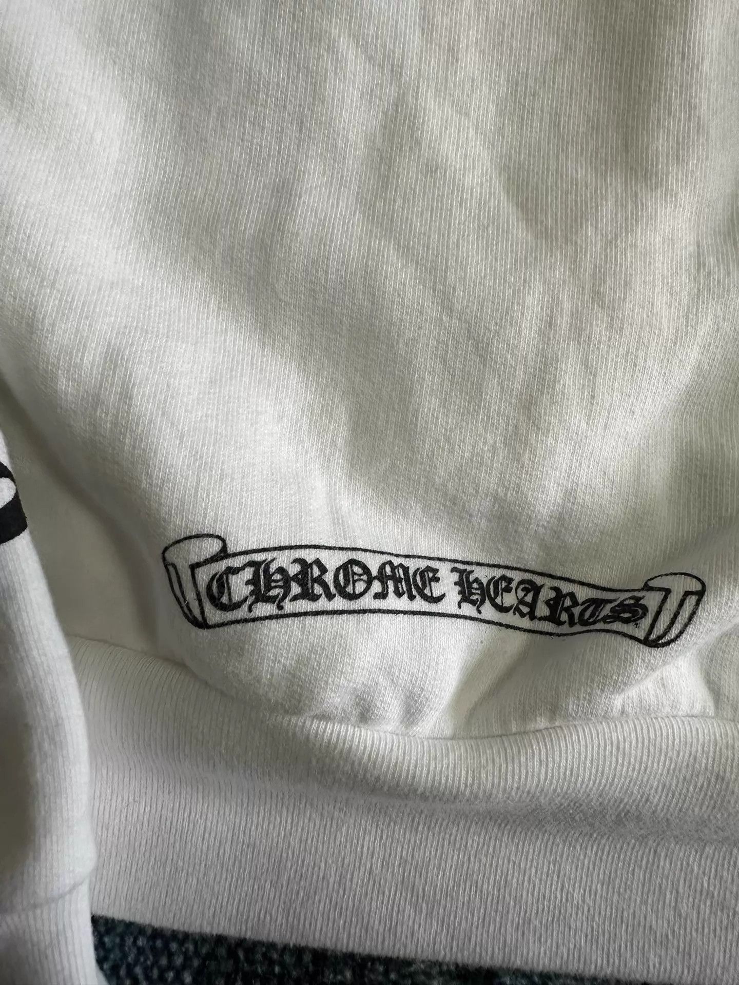 Chrome Hearts Chrome Hearts White Oversize Zip Jacket S Size US S / EU 44-46 / 1 - 6 Thumbnail