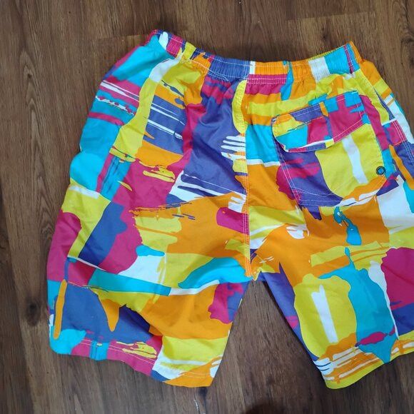 Other Vintage Better Name Paint Stroke Rainbow Shorts Size US 32 / EU 48 - 5 Thumbnail