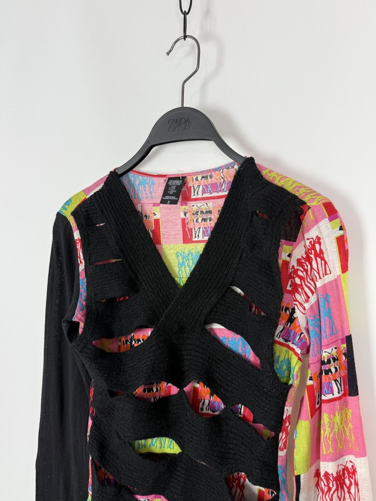 Custo Barcelona Y2K Vintage Custo Barcelona Sexy Girls Layered Blouse Size M / US 6-8 / IT 42-44 - 2 Thumbnail