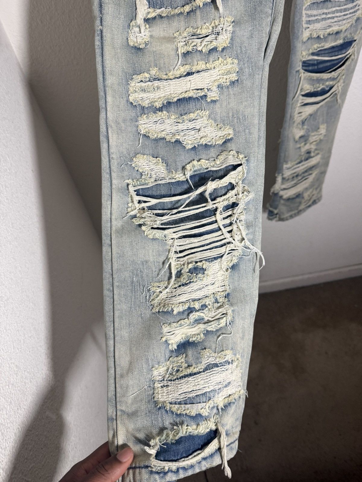 Jaded London Jaded Lndn tatter distress denim Size US 36 / EU 52 - 6 Thumbnail