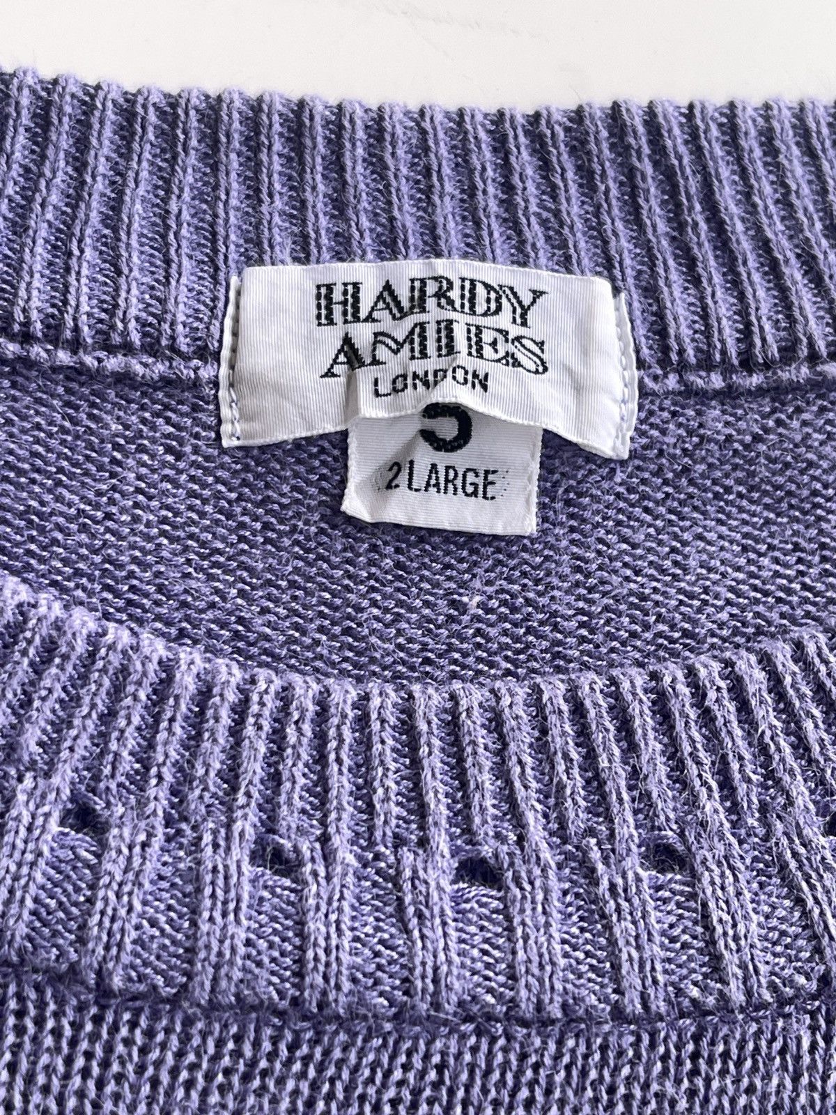 Hardy Amies Vintage Hardy Amies Embroidery Jumper Knit Size US XL / EU 56 / 4 - 4 Thumbnail