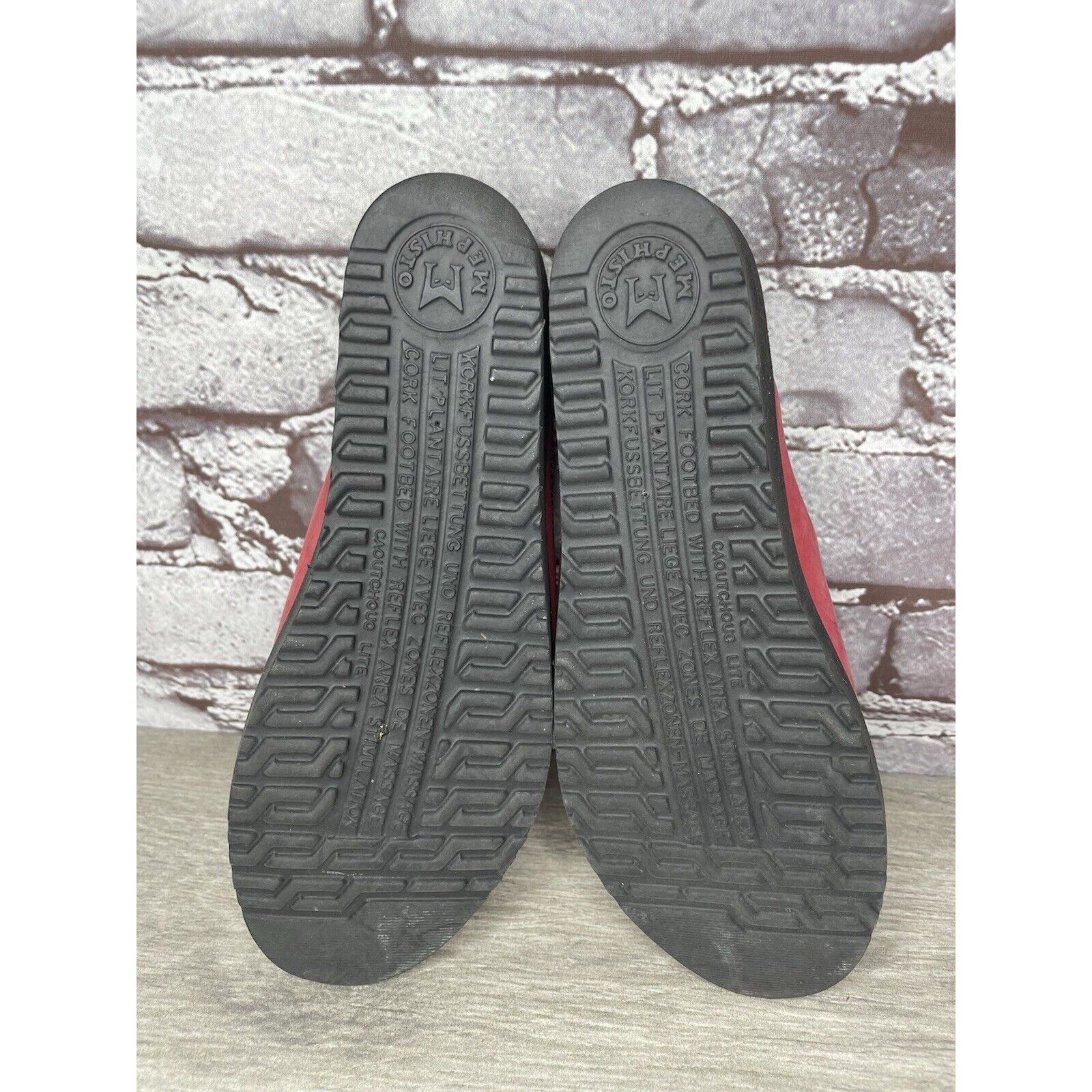 Mephisto Mephisto Lisane Pink Nubuck Leather Slide Cork Wedge Sandals Size US 6 / IT 36 - 10 Thumbnail