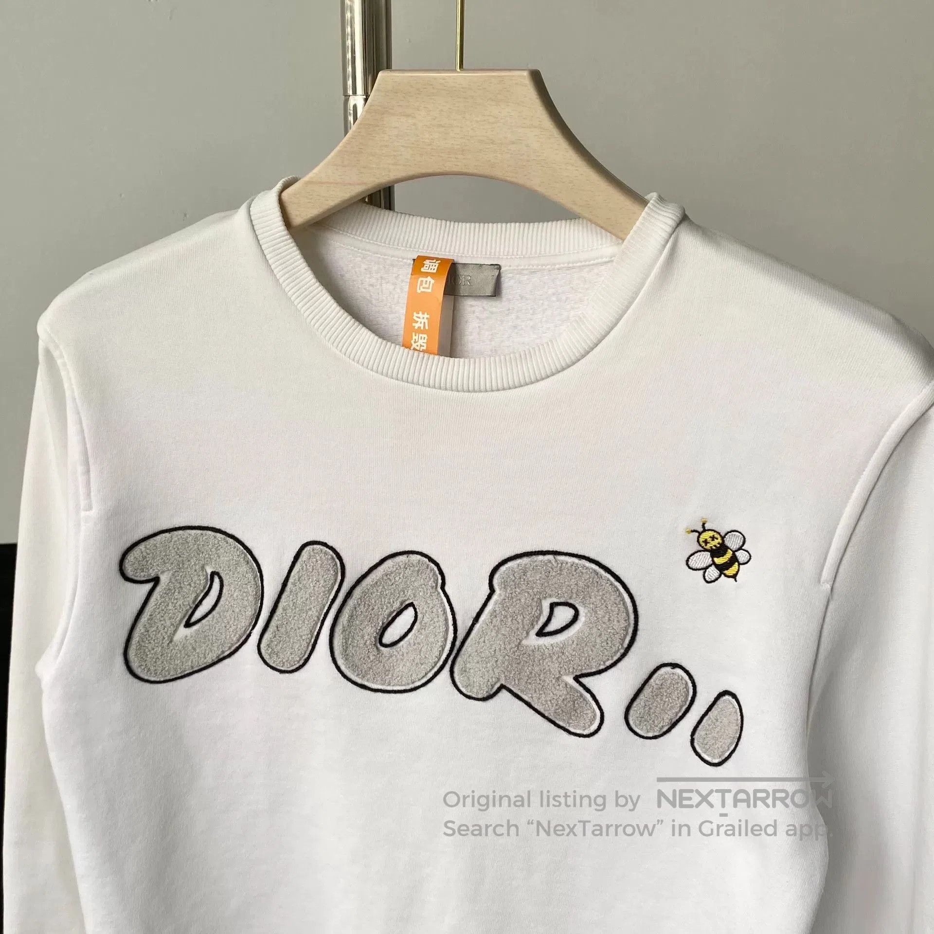 Dior dior kaws logo white sweatshirt fitted style. Size US XS / EU 42 / 0 - 5 Thumbnail