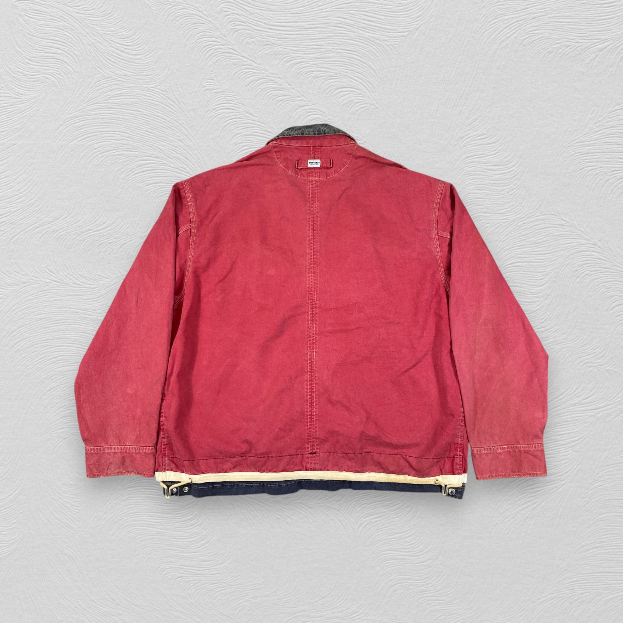 Carhartt Vintage Soviet Detroit Sun Faded carhartt style Jacket- J519 Size US L / EU 52-54 / 3 - 3 Thumbnail